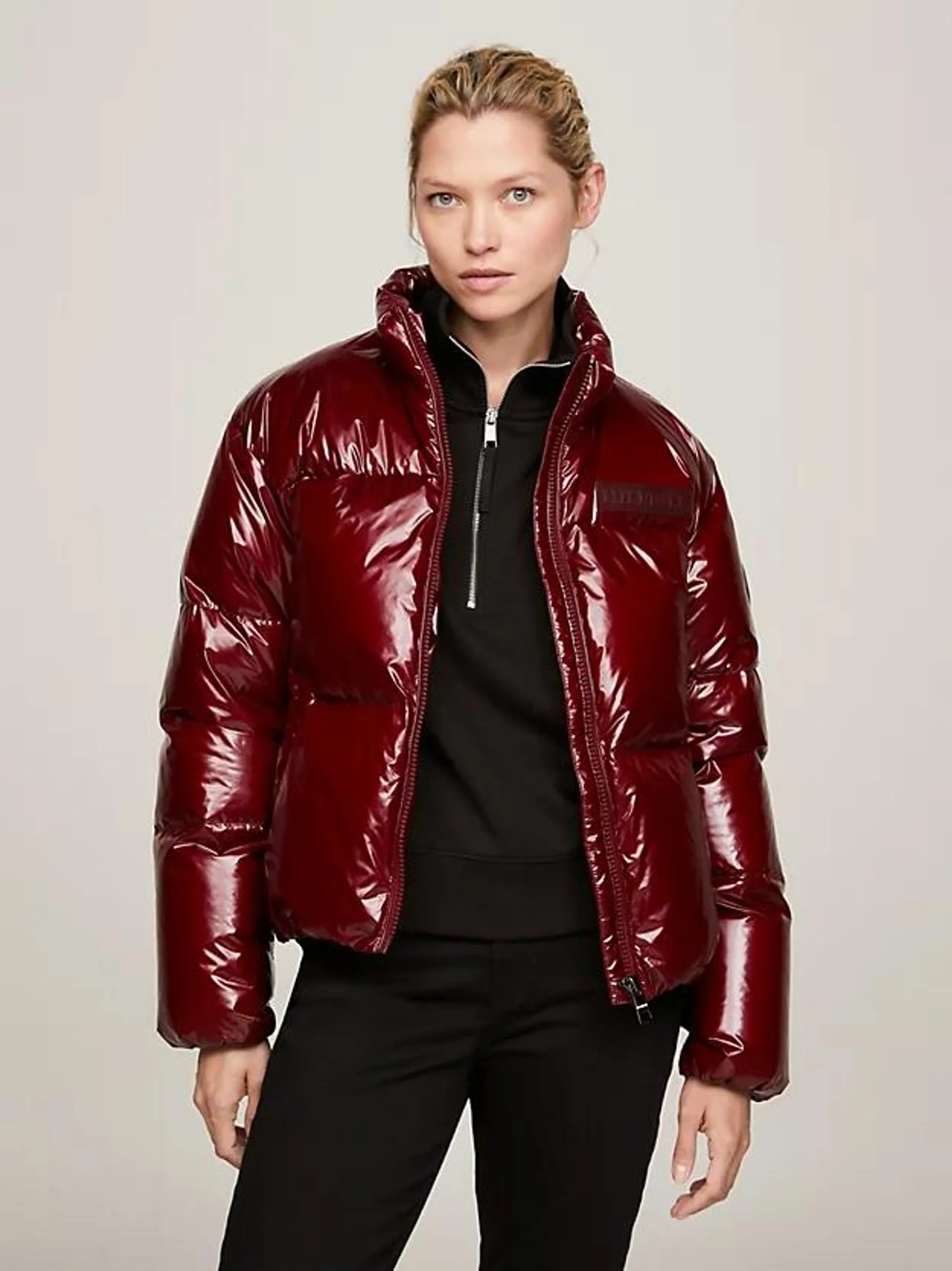 Glossy New York Puffer Jacket