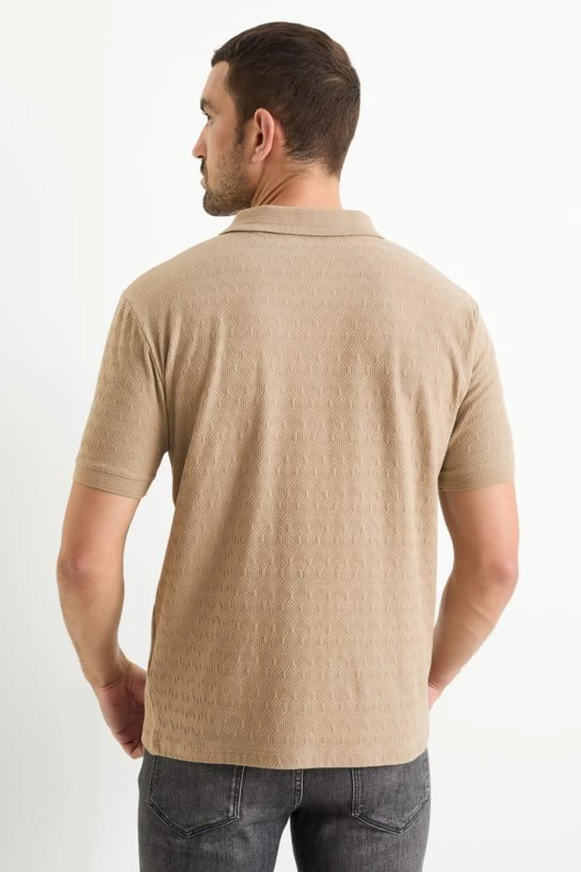 Polo shirt - textured