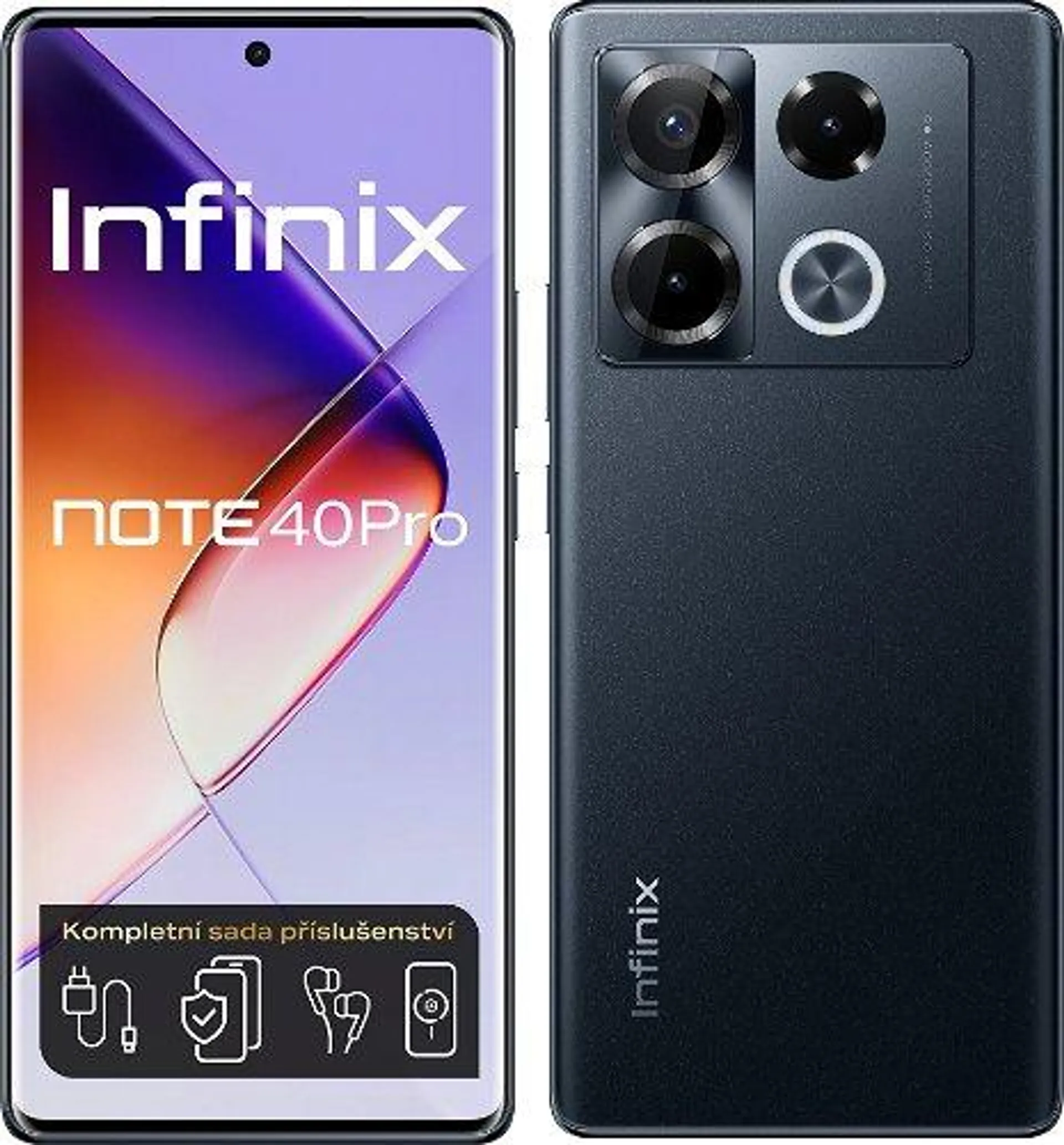 Infinix Note 40 PRO 12GB/256GB Obsidian Black