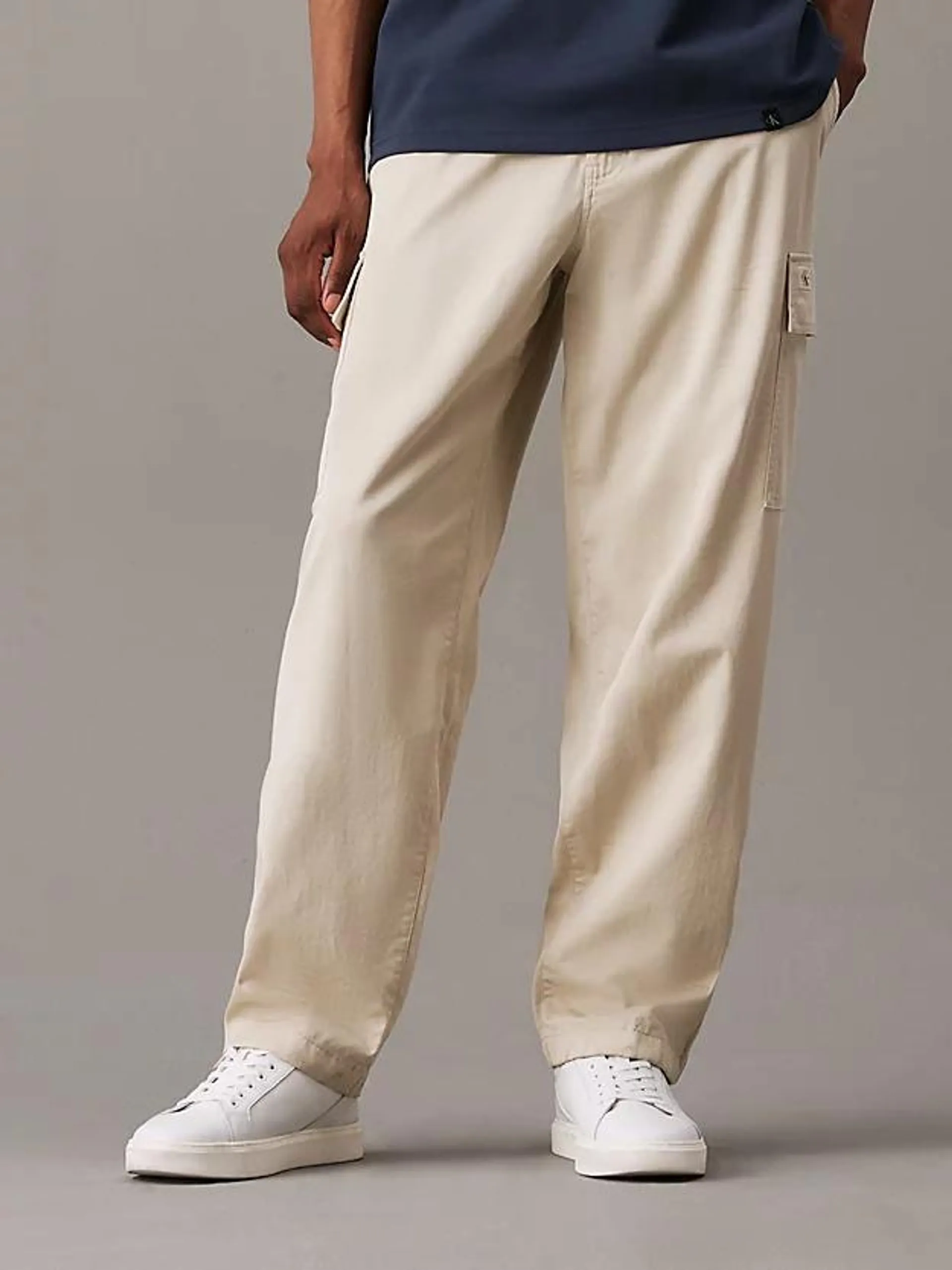 Cotton Twill Cargo Pants