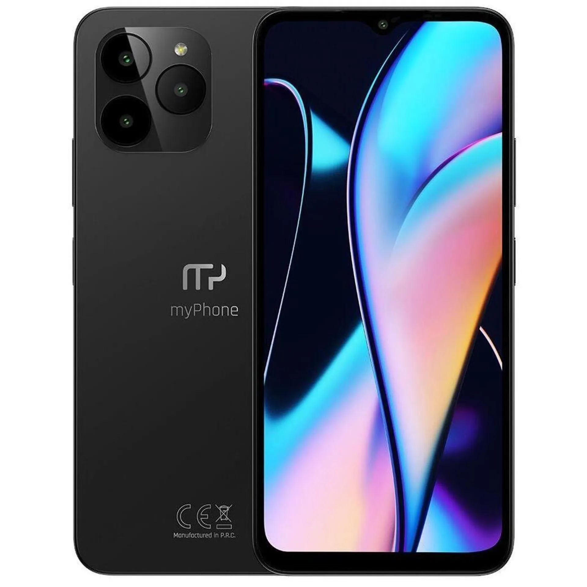 Mobilní telefon myPhone N23 6GB/128GB, NFC, aGPS, černá