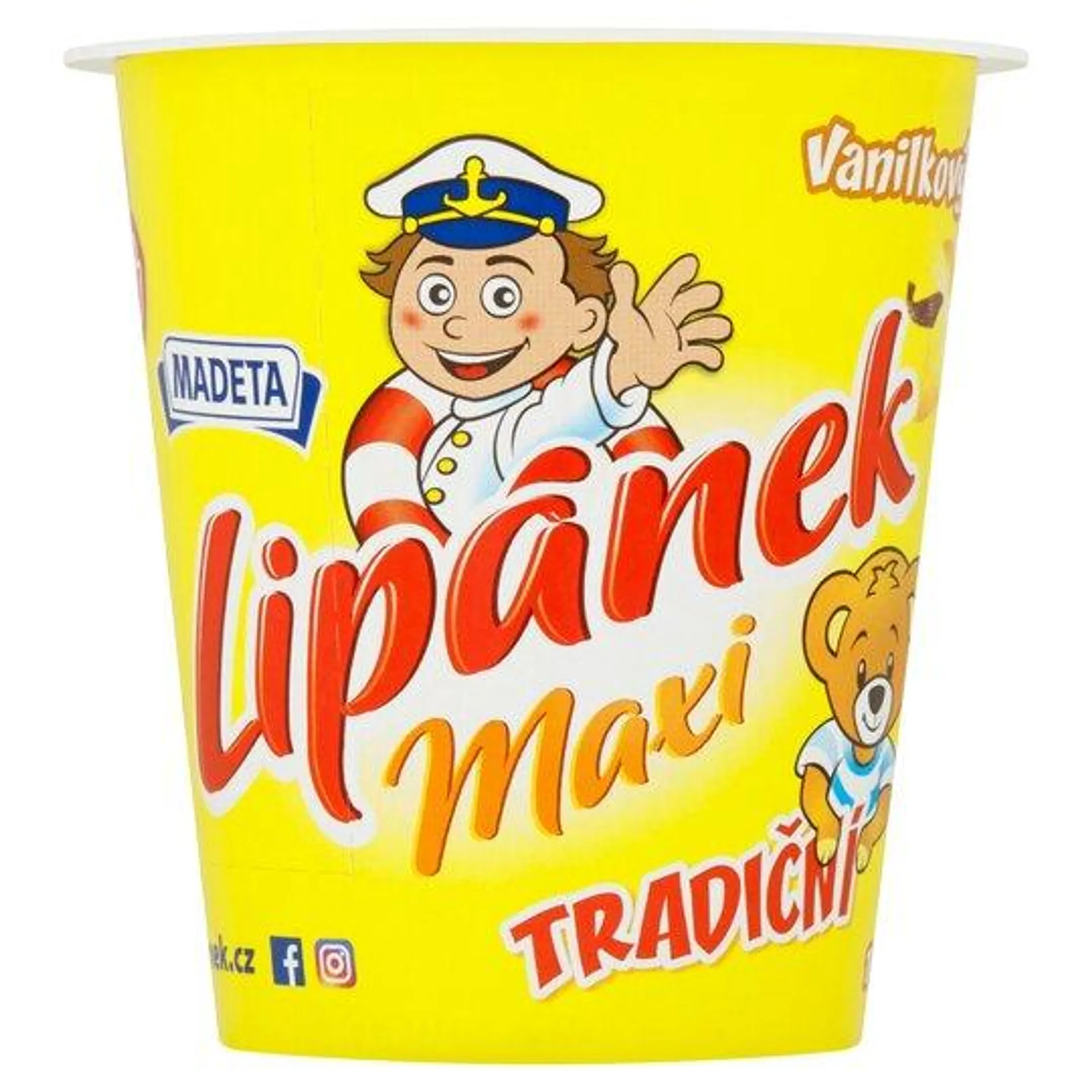 Madeta Lipánek Tradiční maxi vanilkový 130g