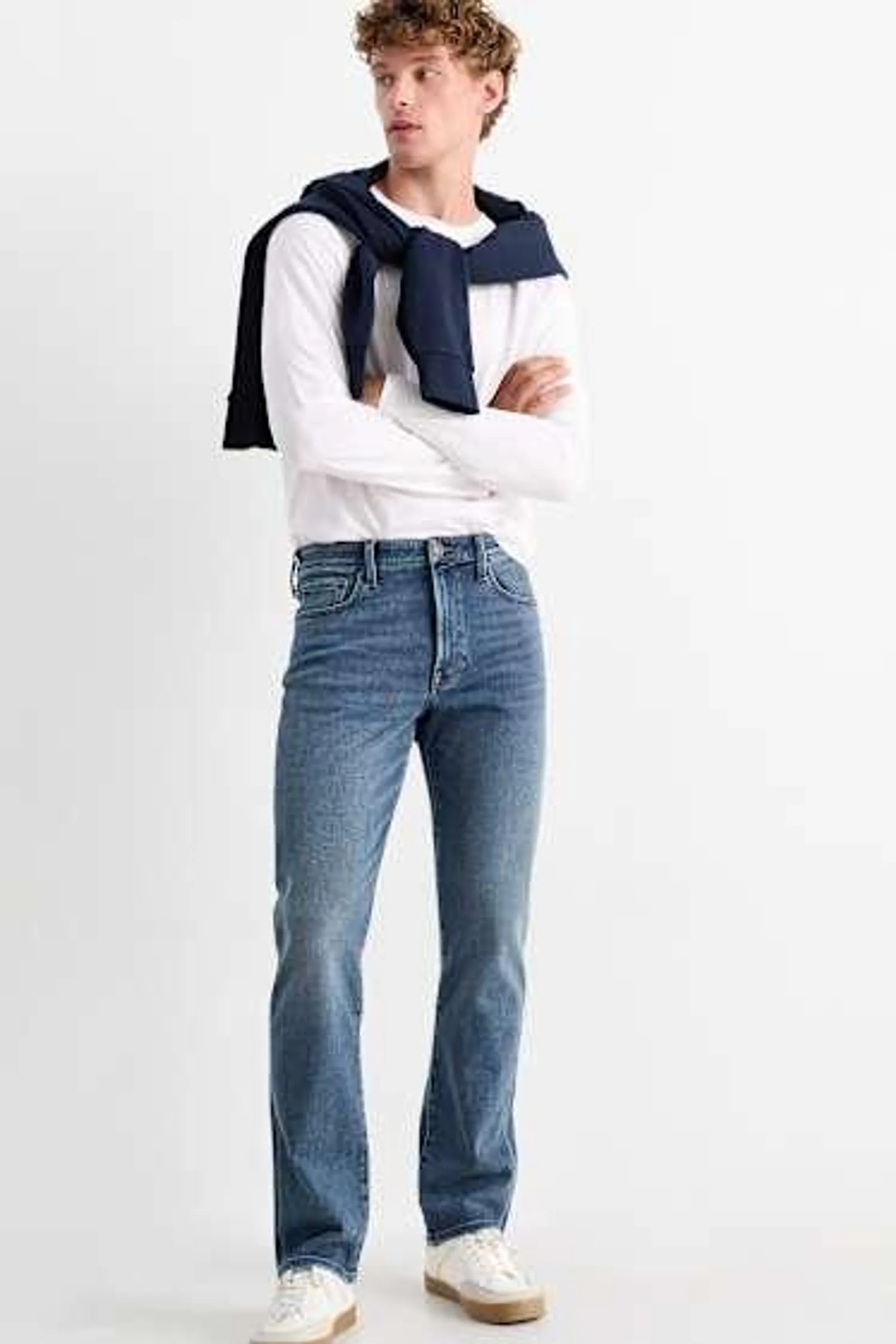 Straight jeans - thermal jeans - LYCRA®