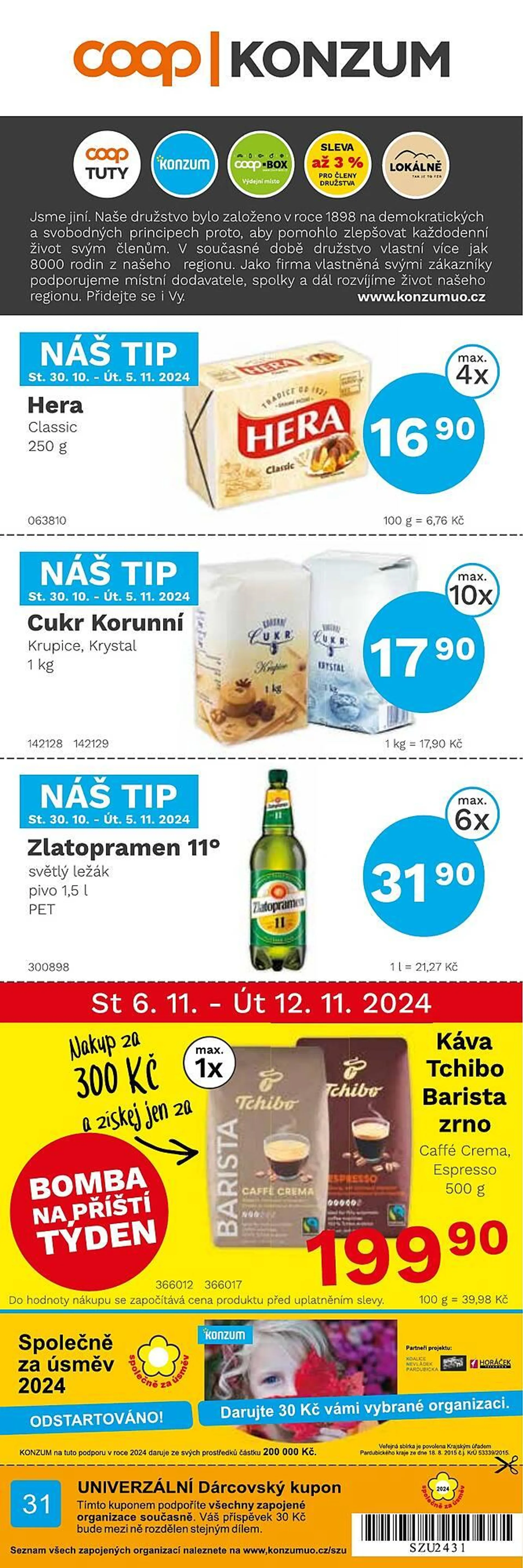 Konzum leták - 1