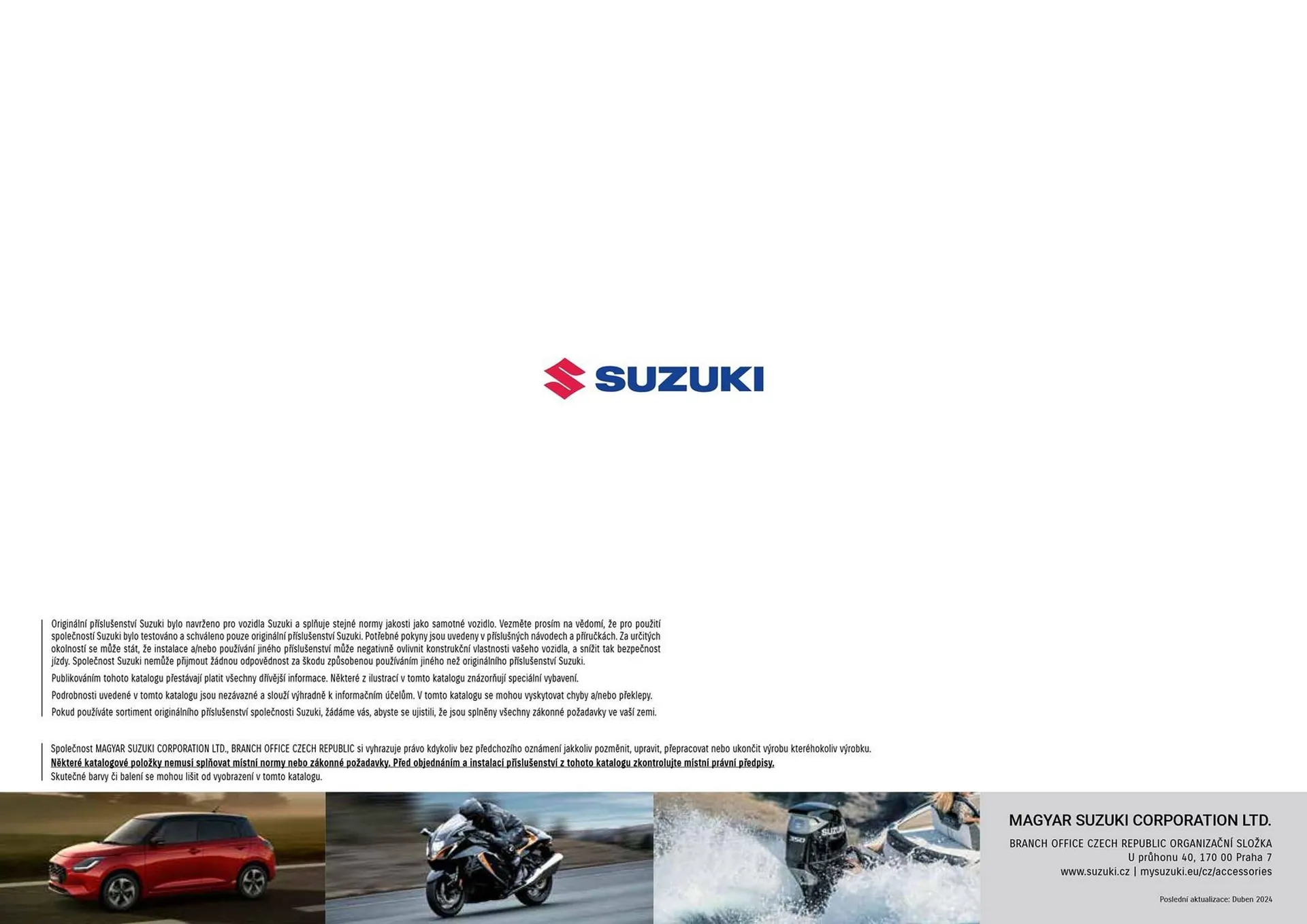 Suzuki VITARA leták - 24. května 30. září 2024 - Page 20