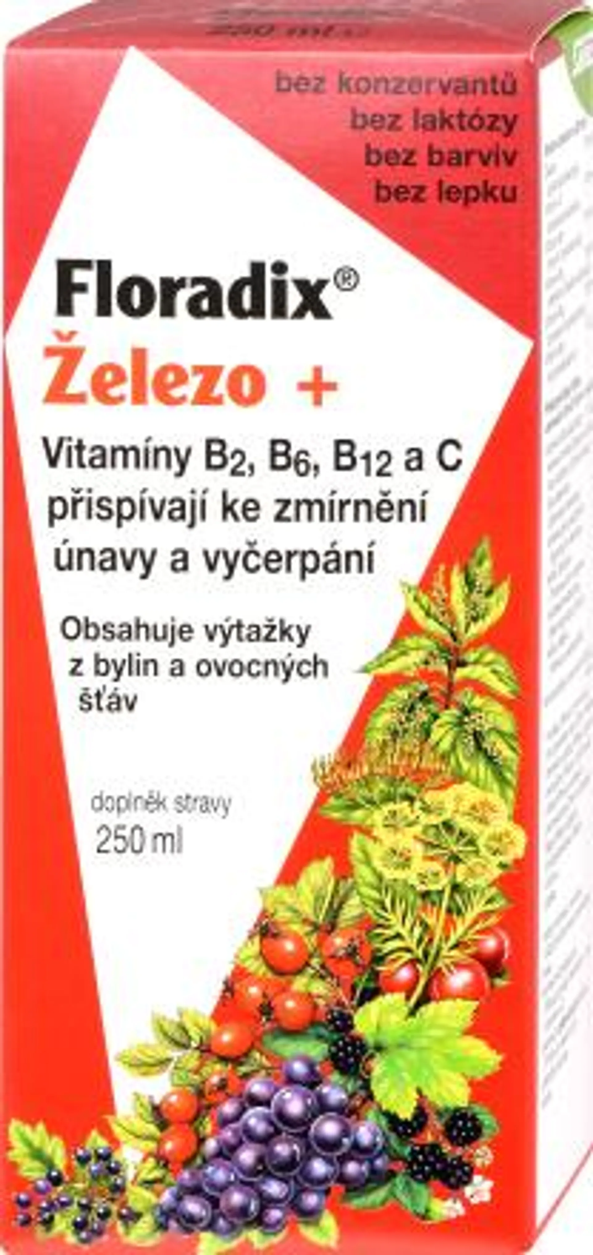 Železo + pro zmírnění únavy, 250 ml