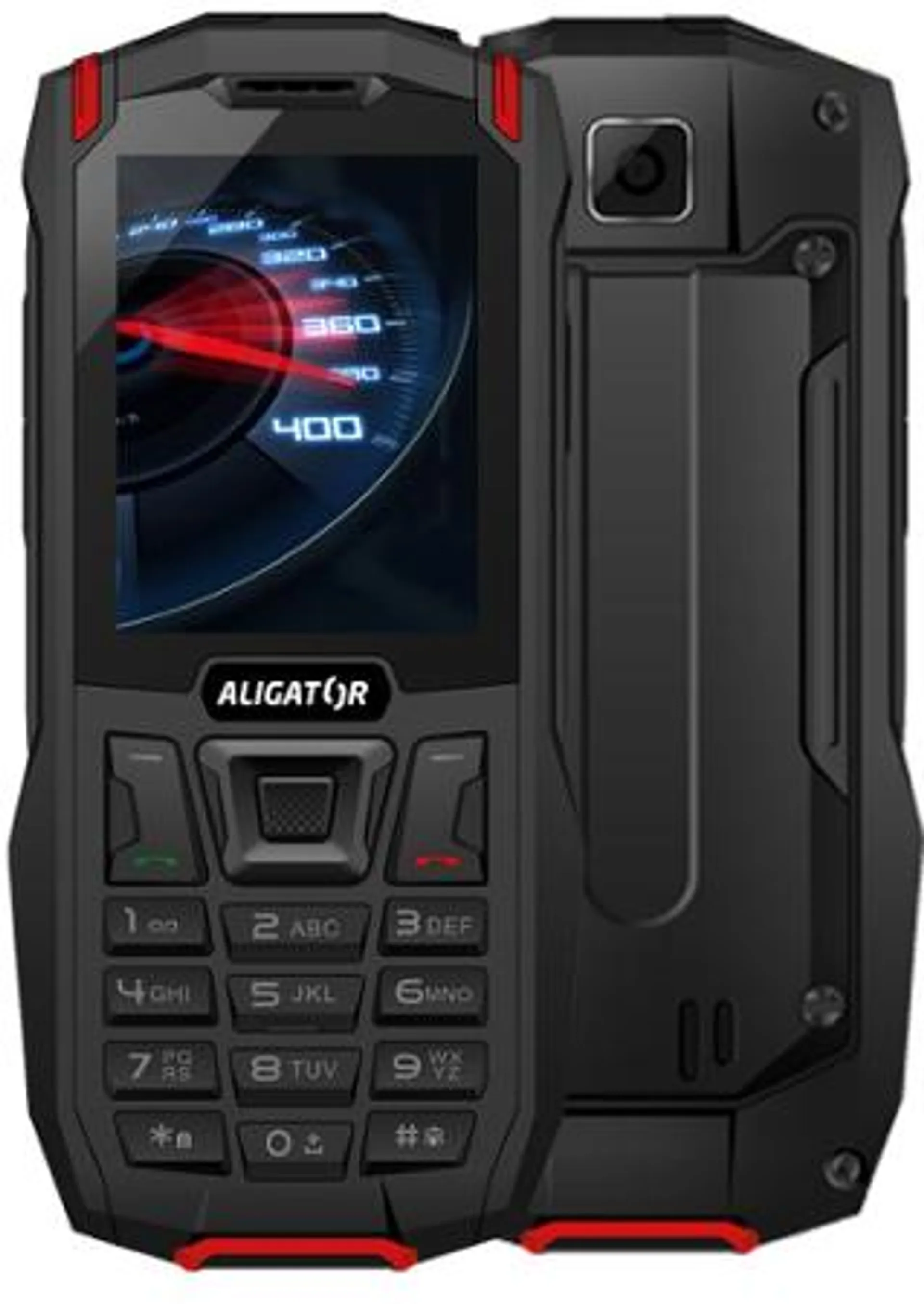 Aligator K50 eXtremo 4G/LTE černo-červený