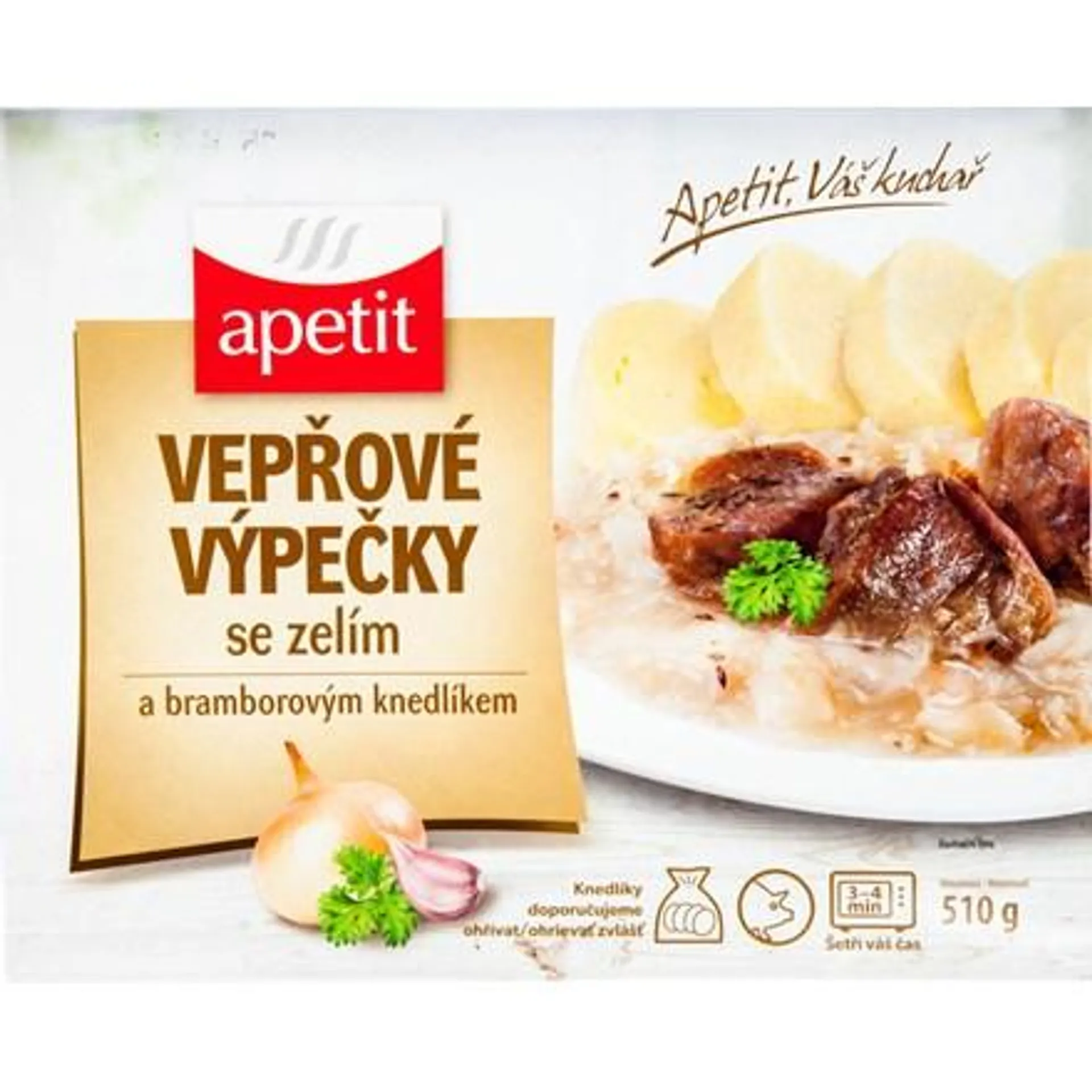 apetit Výpečky se zelím a bramborovým knedlíkem chlaz. 510 g