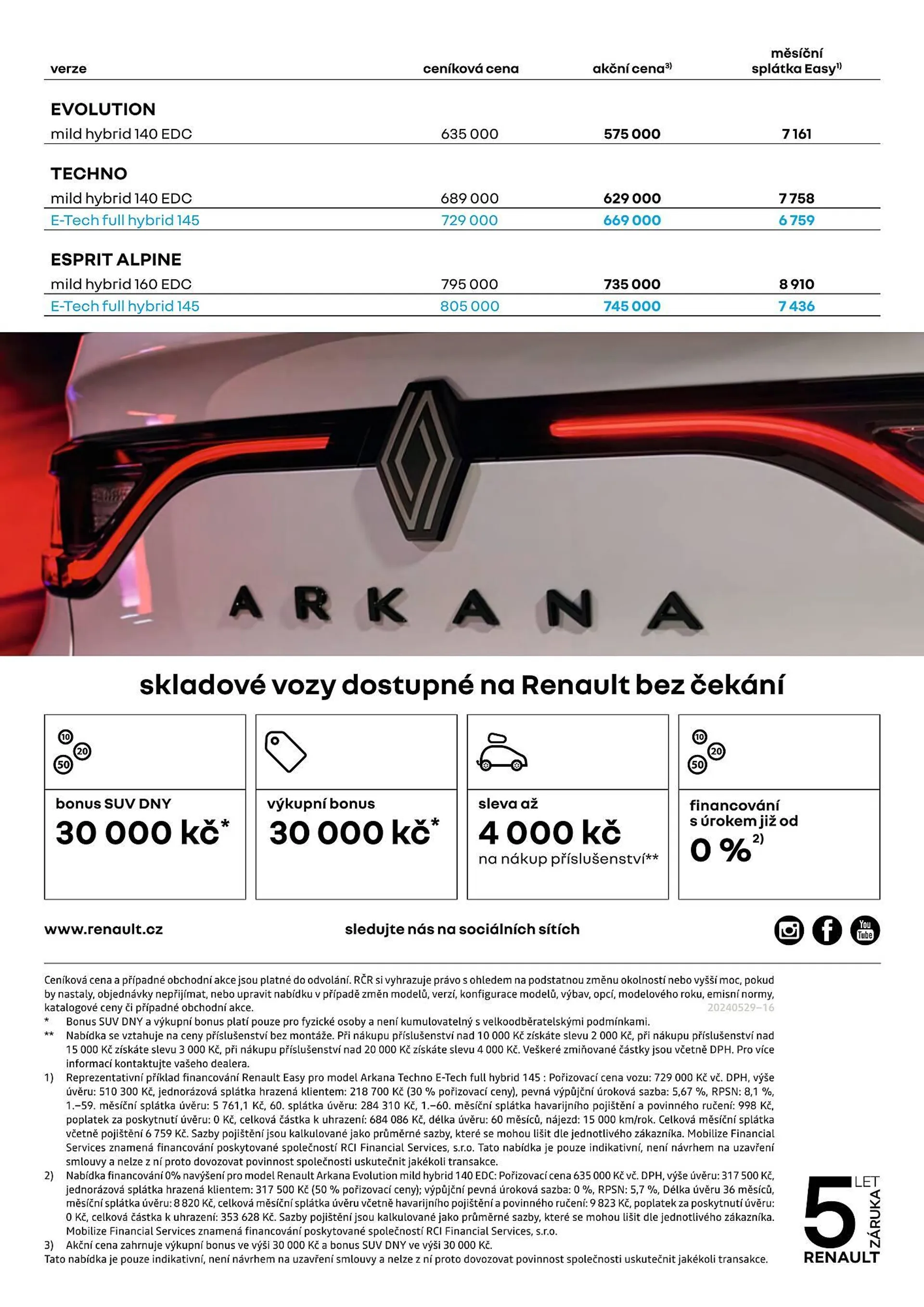 Renault Arkana leták - 12. července 31. prosince 2024 - Page 2