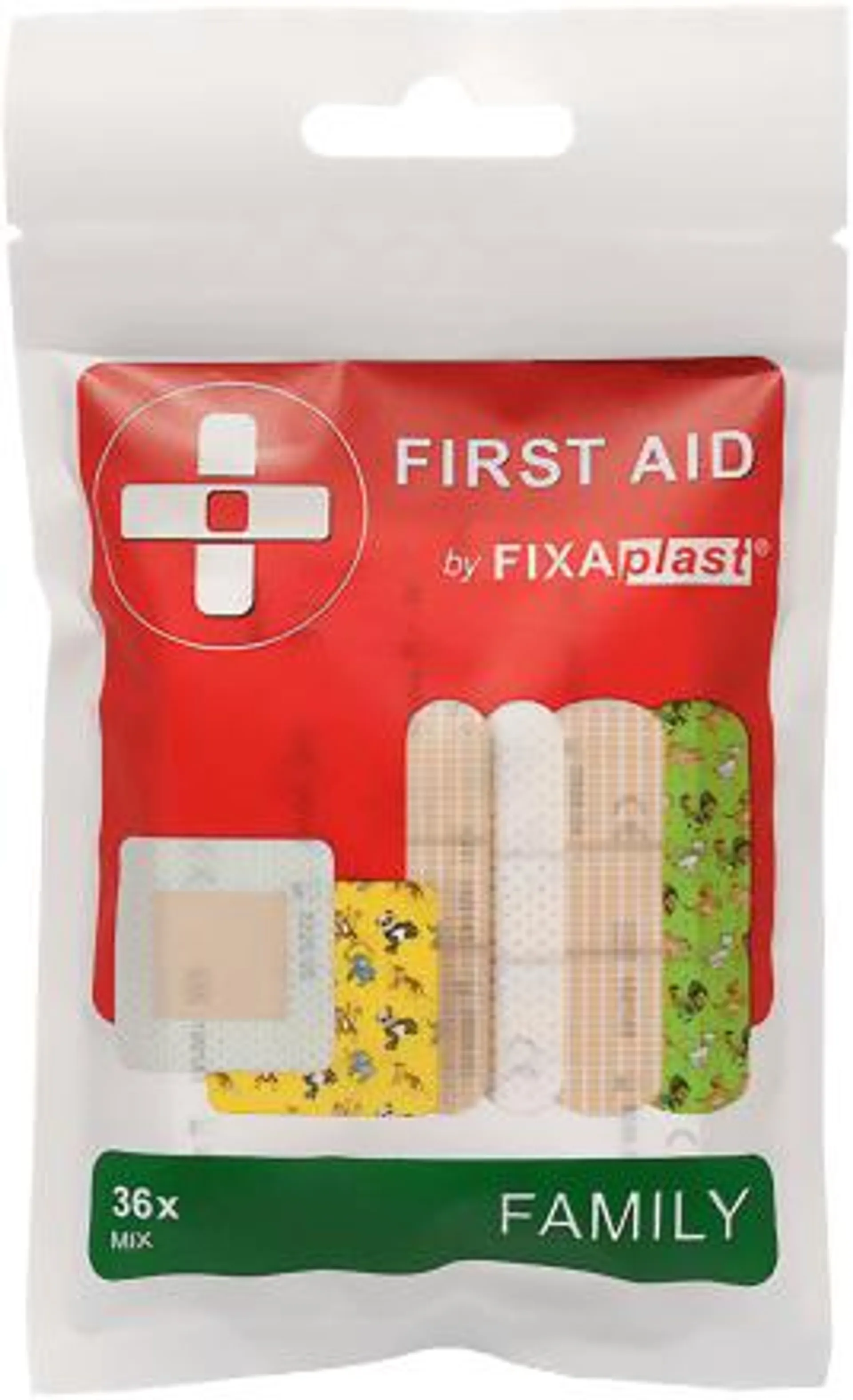 First aid náplasti Family, 36 ks