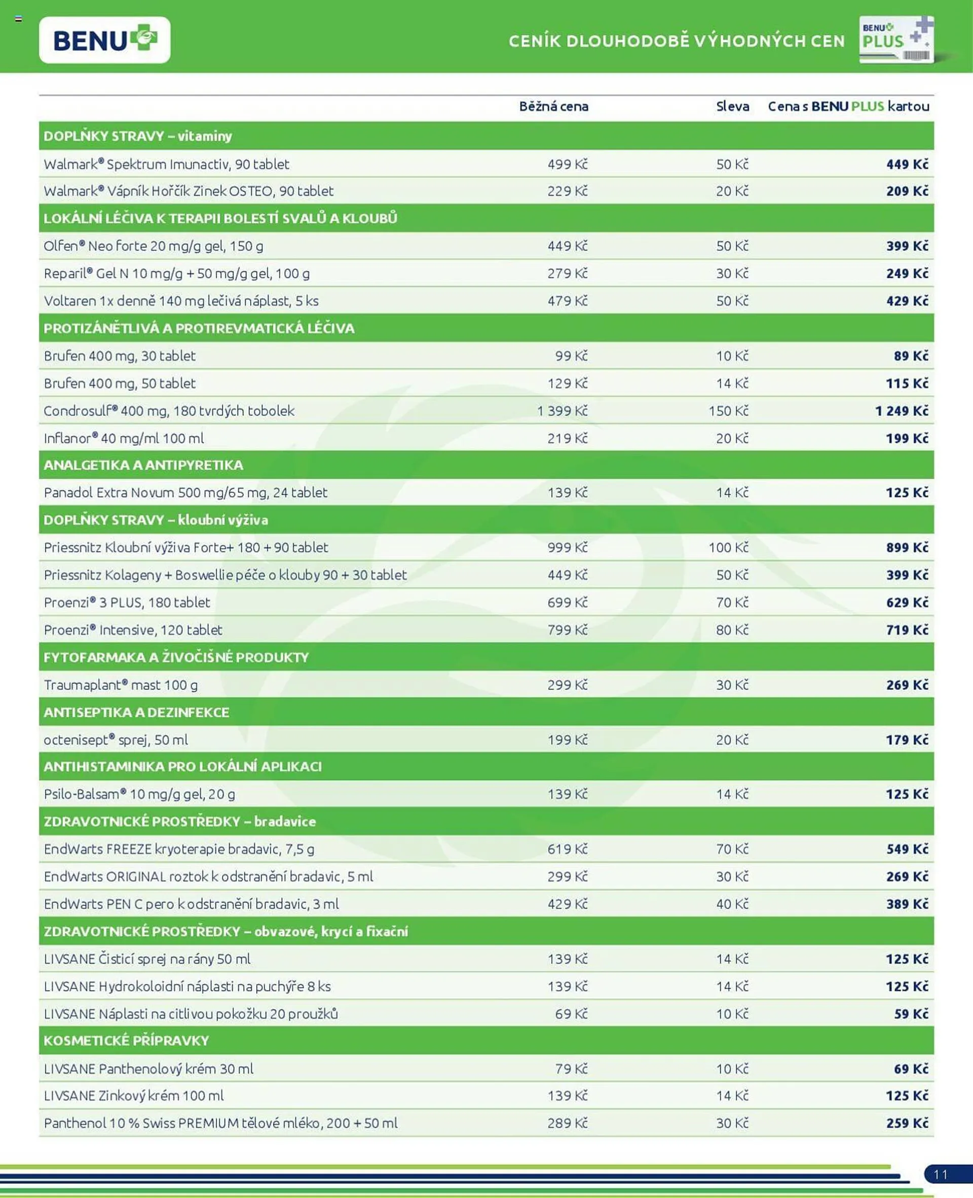 Benu leták - 1. září 30. září 2024 - Page 11