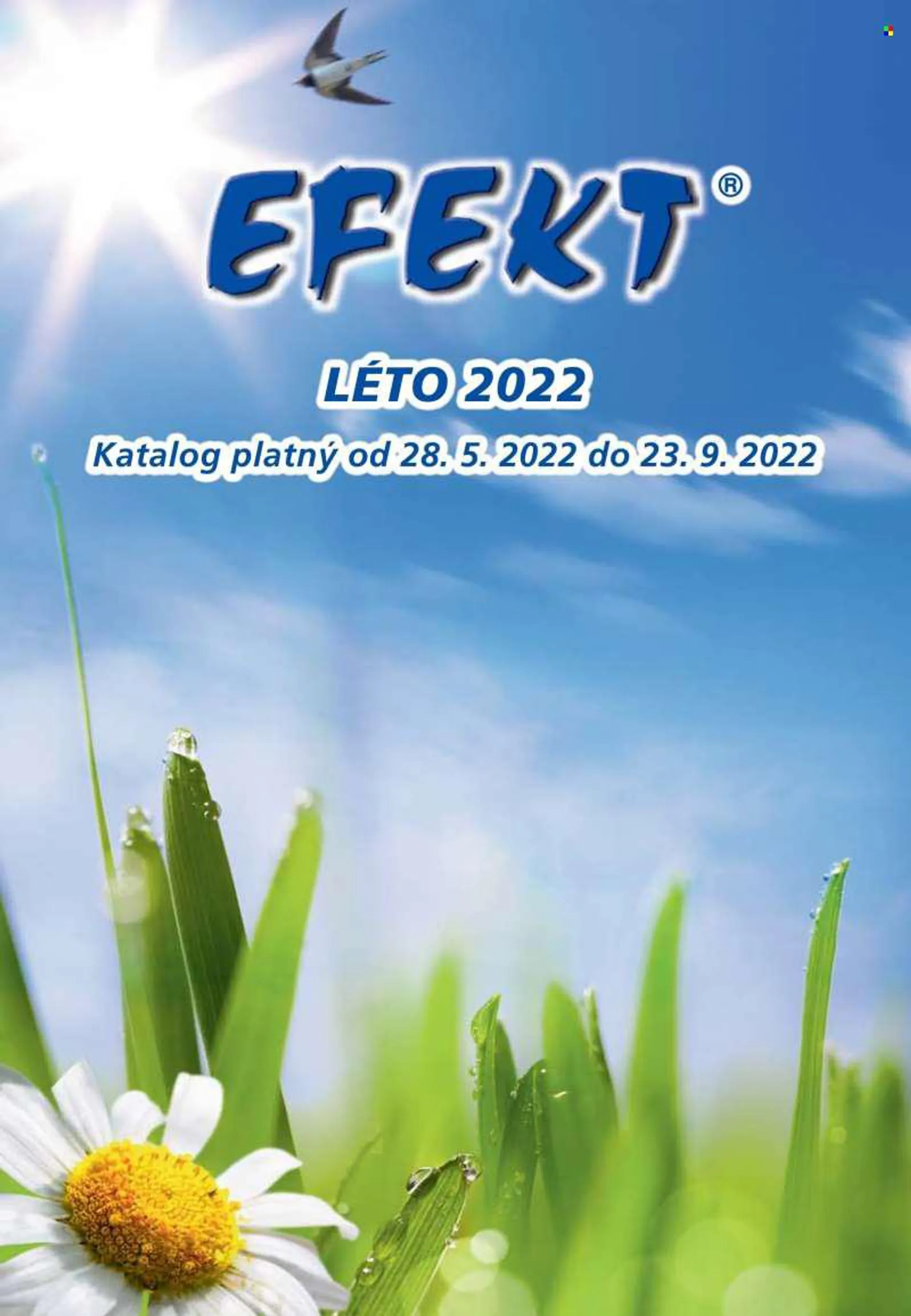 Leták Efekt - 28.5.2022 - 23.9.2022. Strana 1.