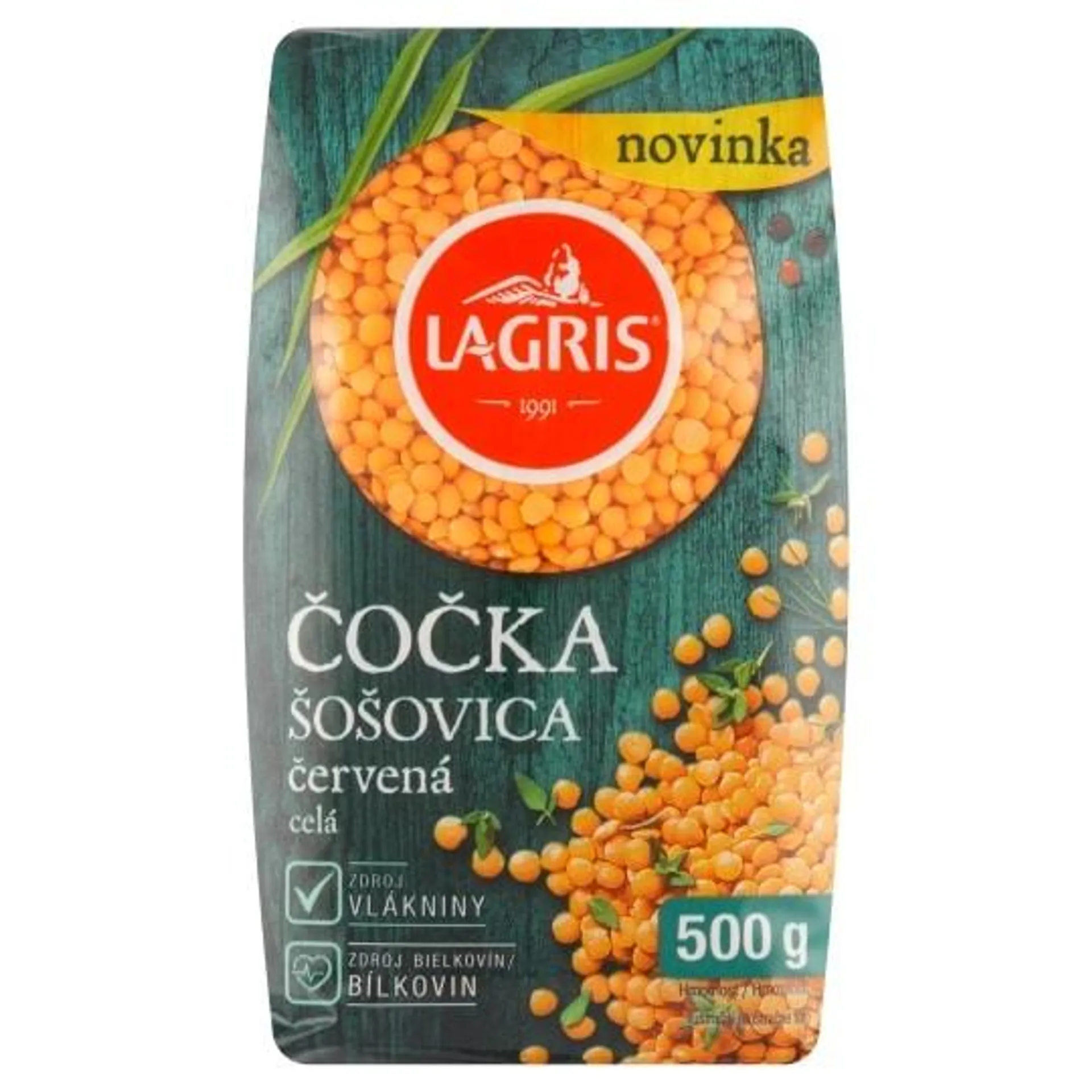 Lagris Čočka červená celá 500g