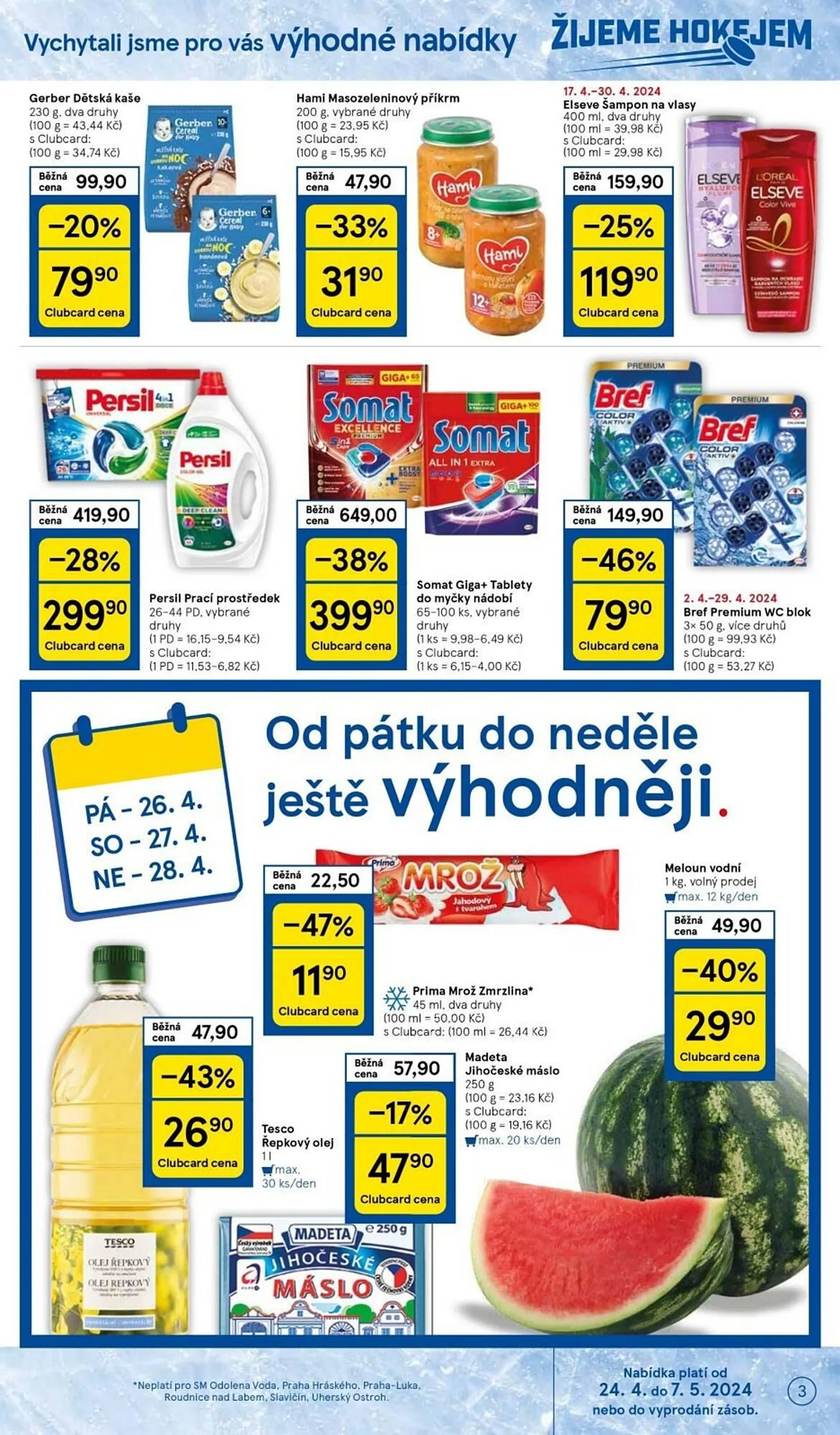 Tesco Supermarket leták - 24. dubna 30. dubna 2024 - Page 3