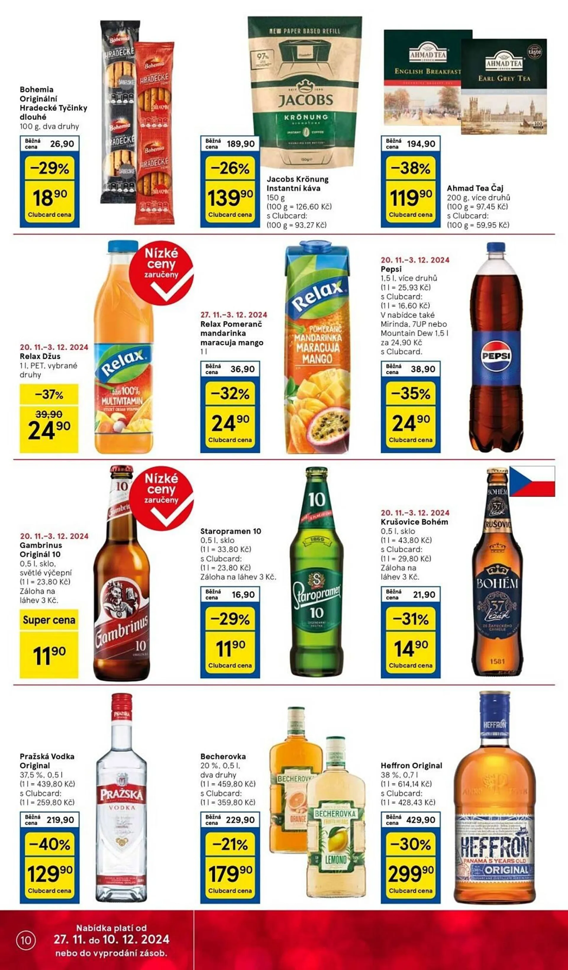 Tesco leták - 27. listopadu 3. prosince 2024 - Page 10