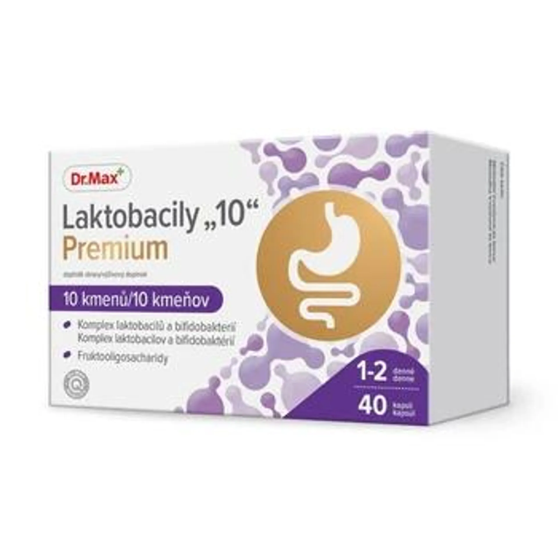 Dr. Max Laktobacily 10 Premium 40 kapslí