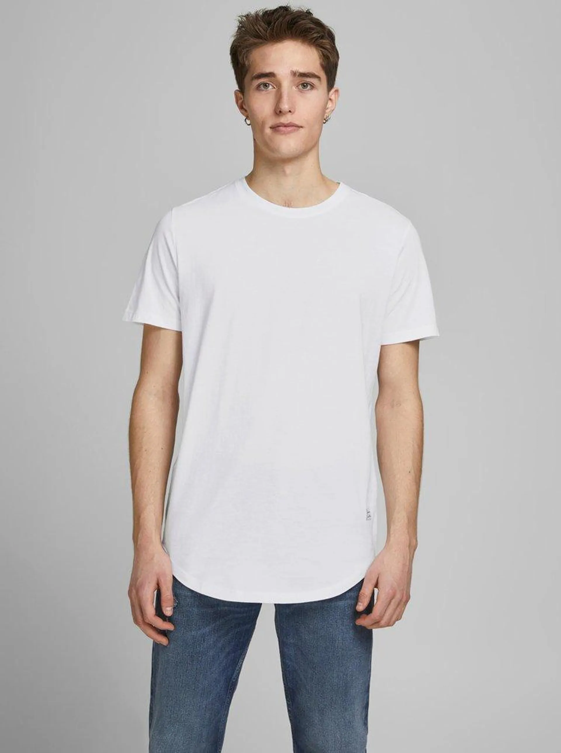 Bílé pánské basic tričko Jack & Jones