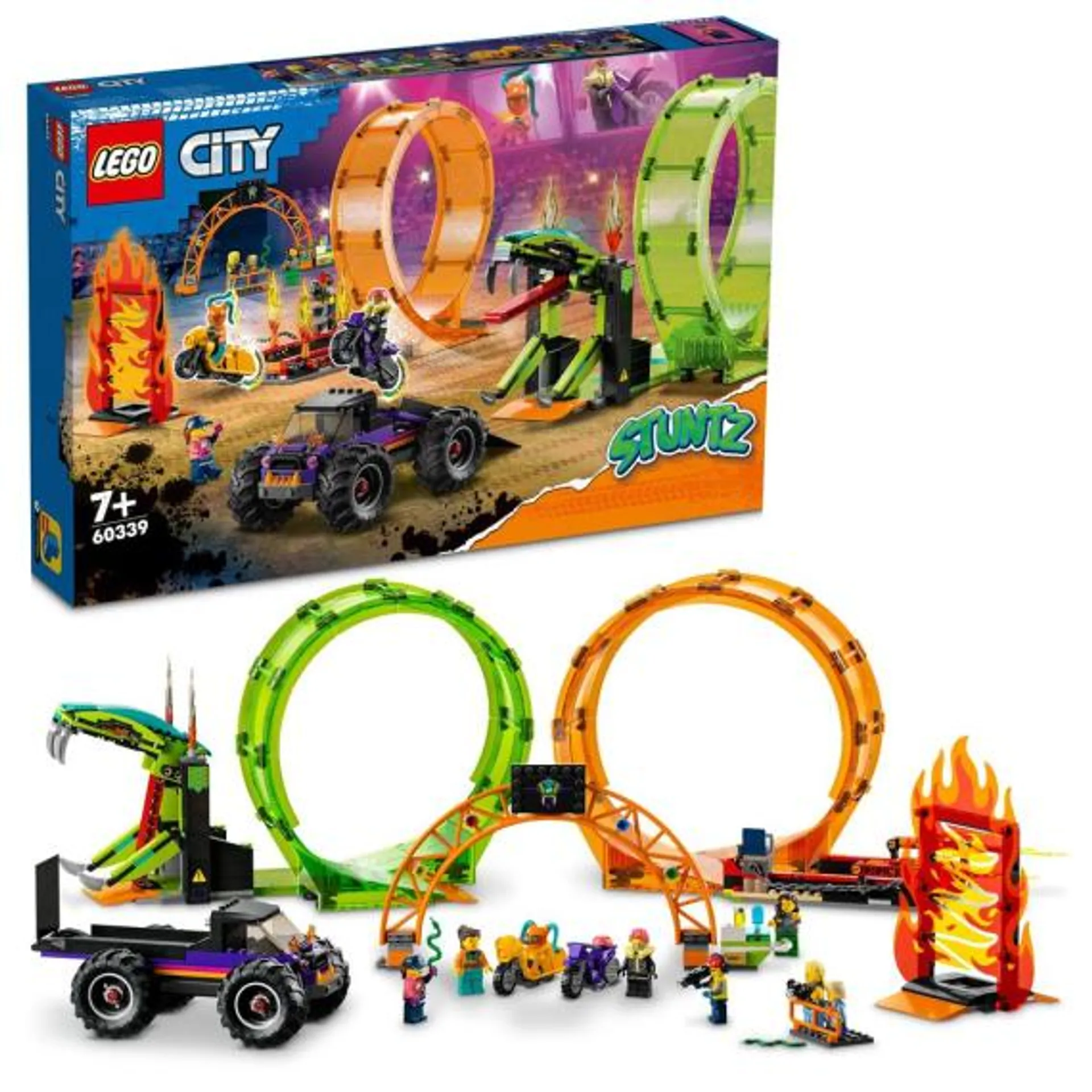 LEGO® City 60339 Kaskadérská dvojitá smyčka