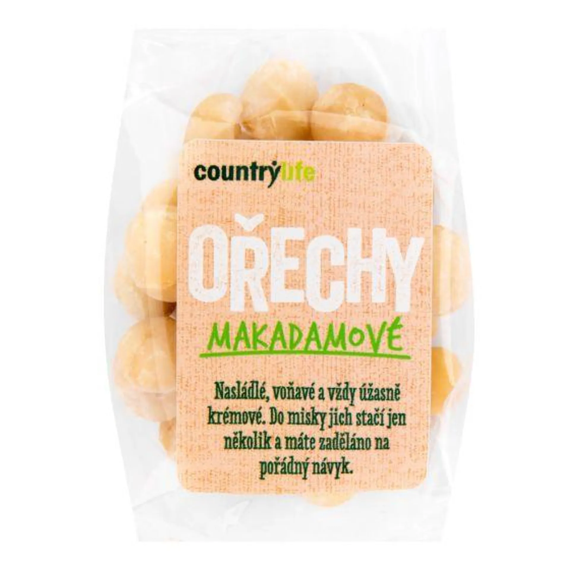 Makadamové ořechy 80 g COUNTRY LIFE