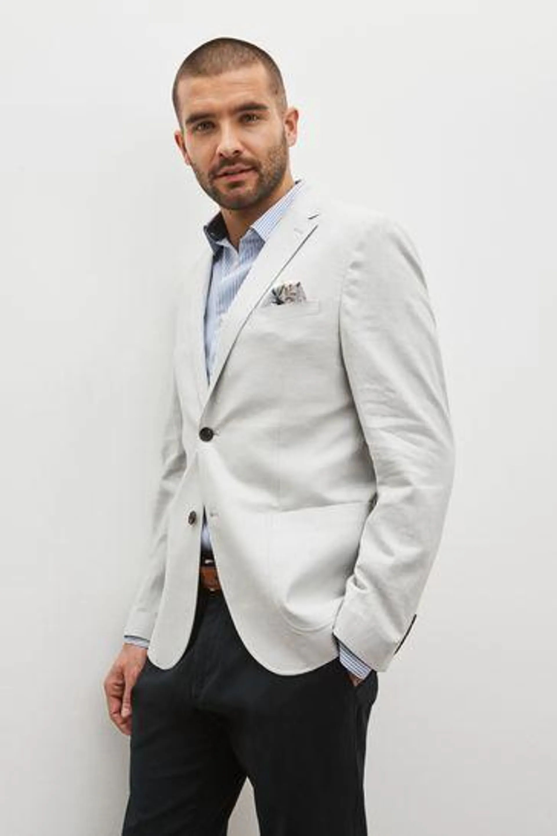 Linen Blend Blazer