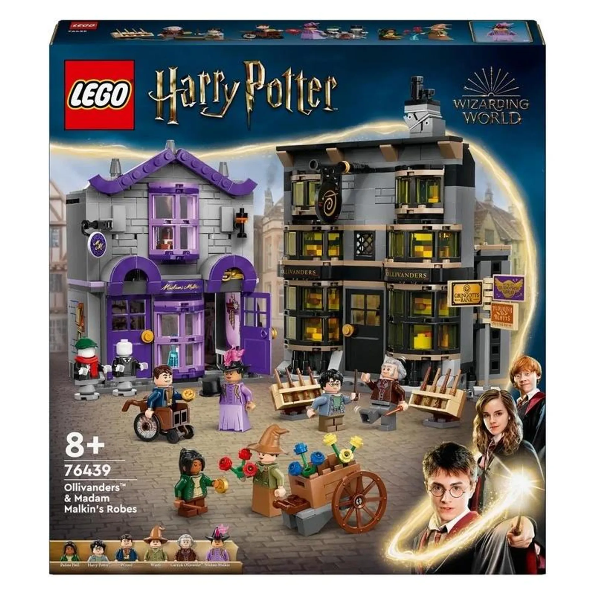 LEGO® Harry Potter™ Ollivanderův obchod a Obchod madame Malkinové 76439