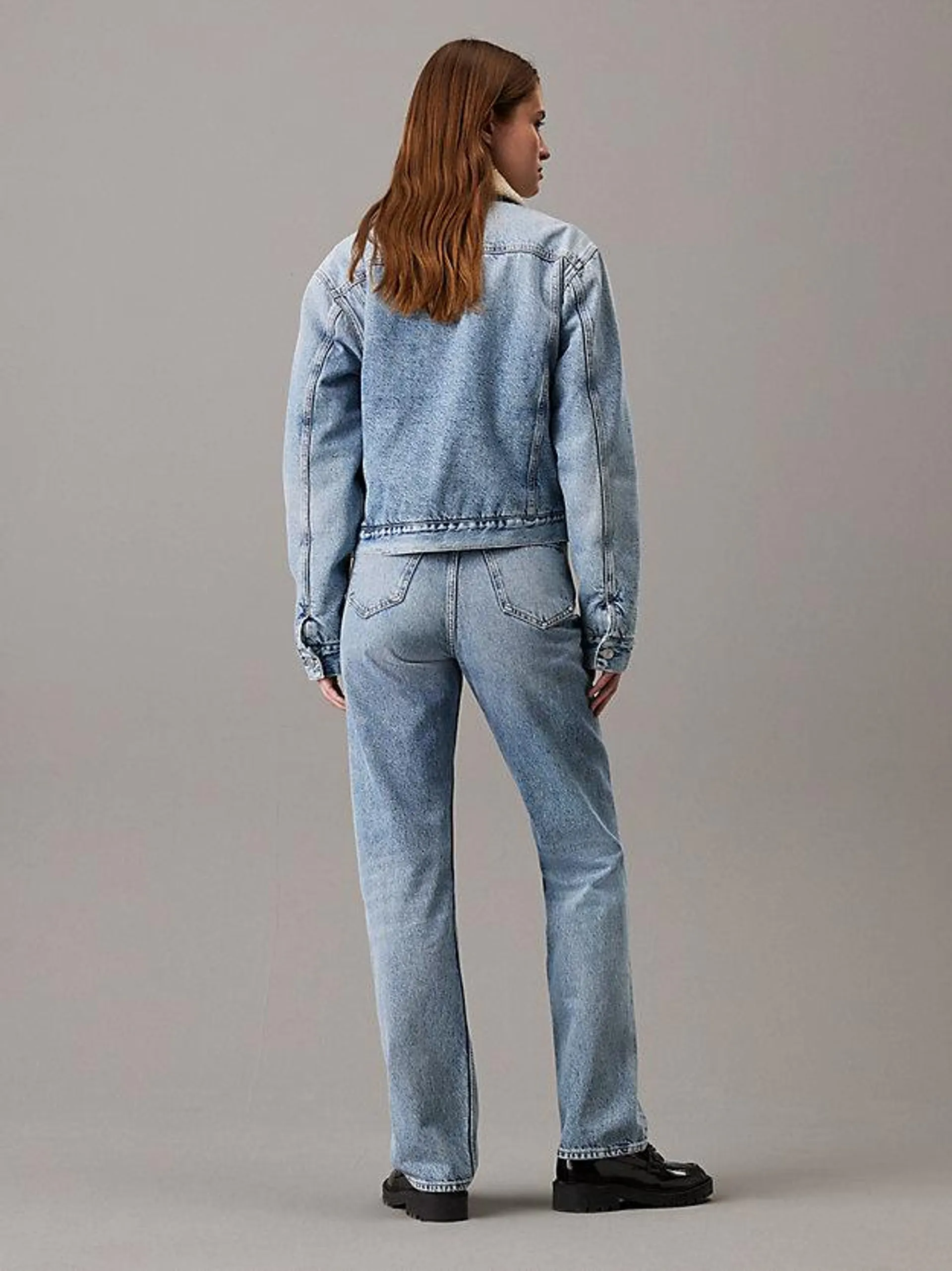 High Rise Straight Jeans