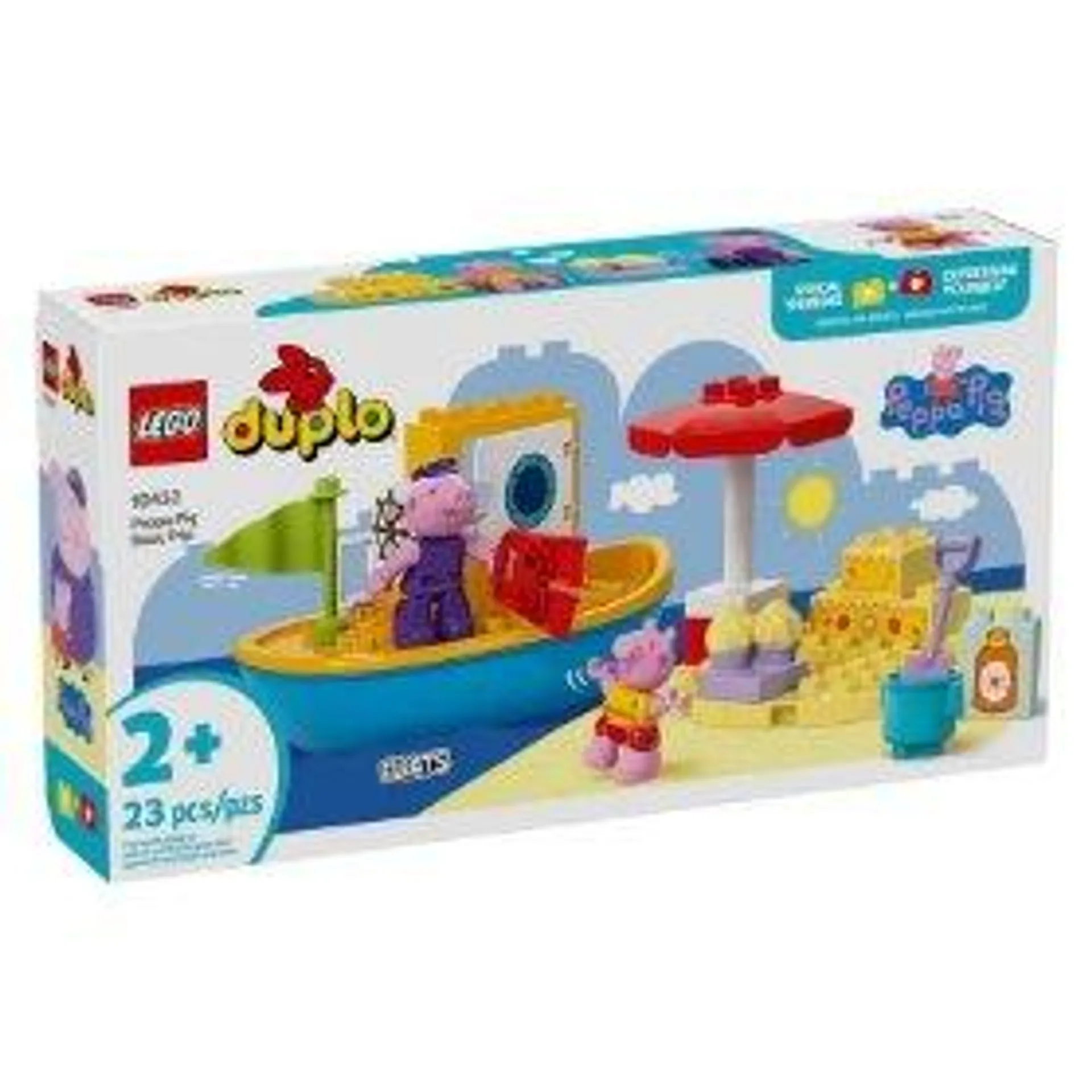 LEGO® DUPLO® Prasátko Peppa a výlet na loďce 10432