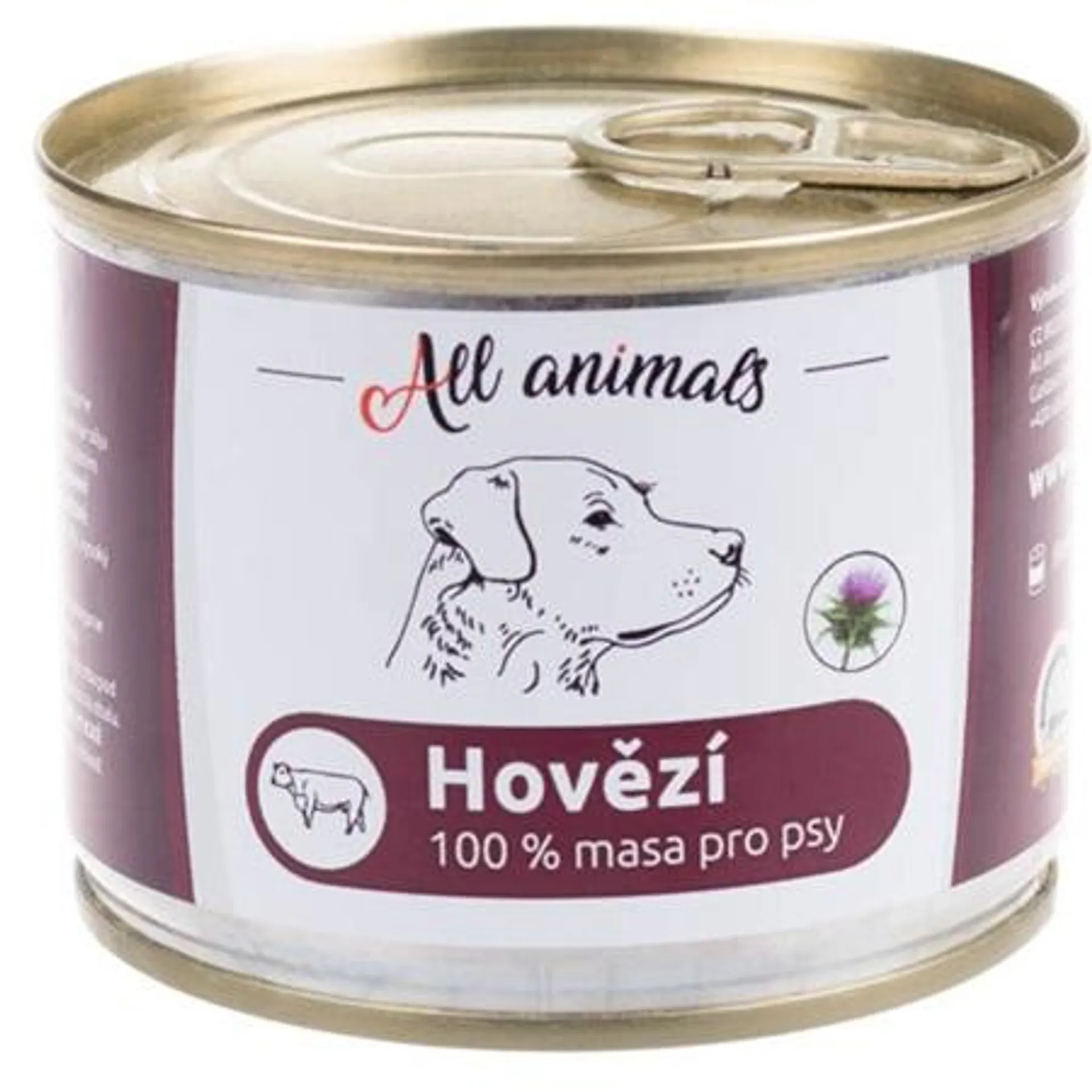 ALL ANIMALS konz. pro psy hovězí mleté 200g