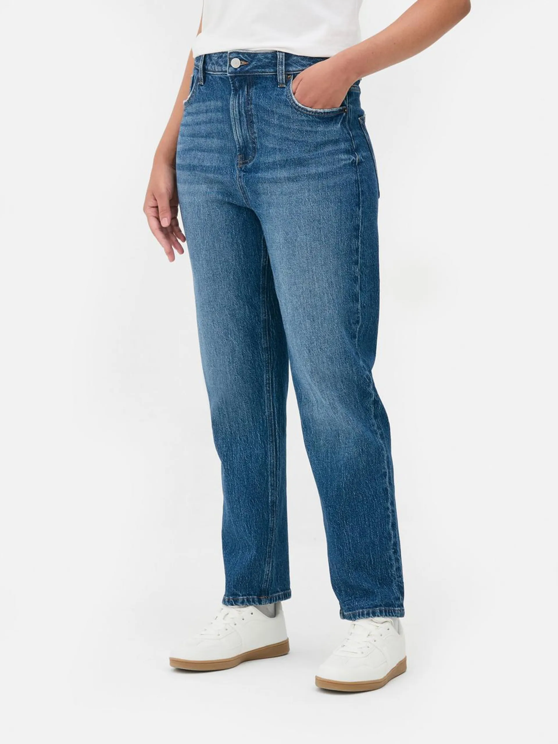 Slim Straight Leg Jeans