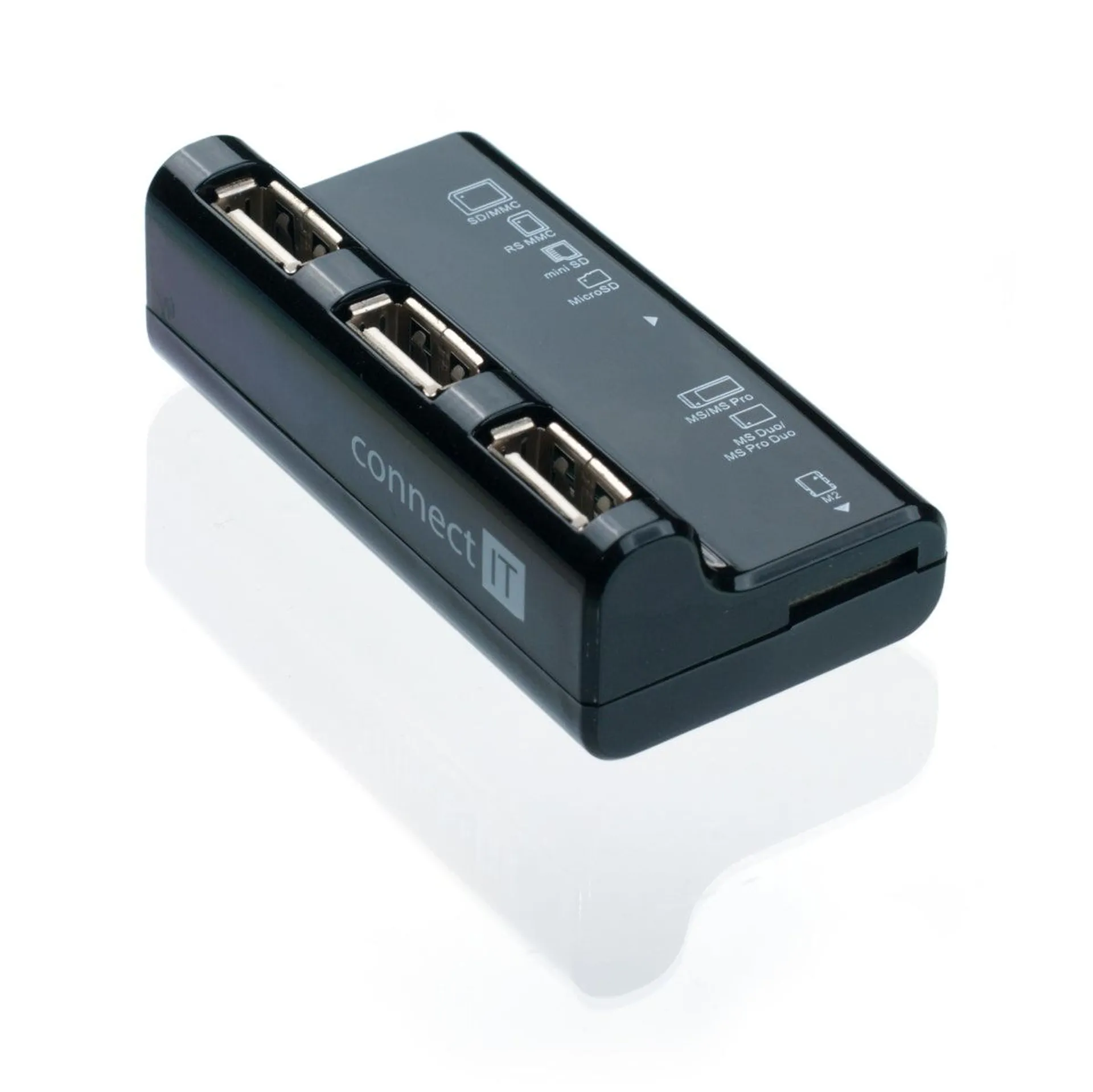 USB 2.0 hub + čtečka karet Connect IT CI-87