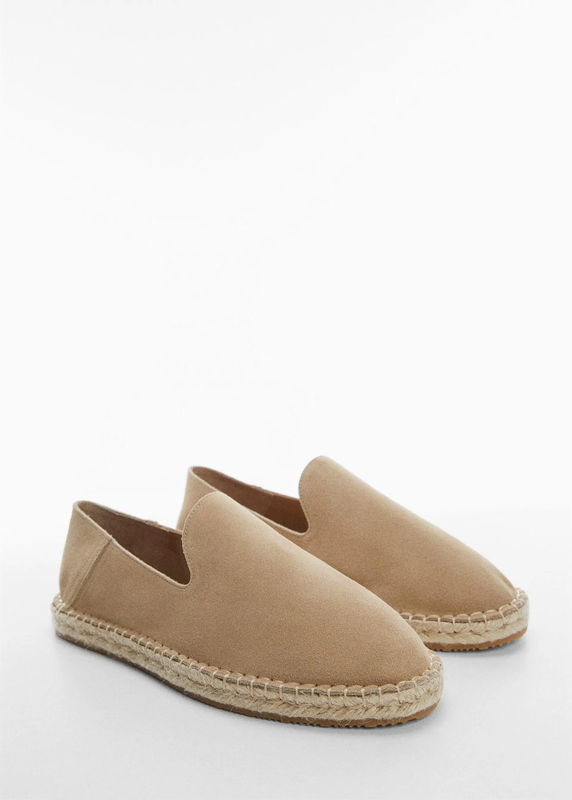 Espadrilky ze štípaného semiše
