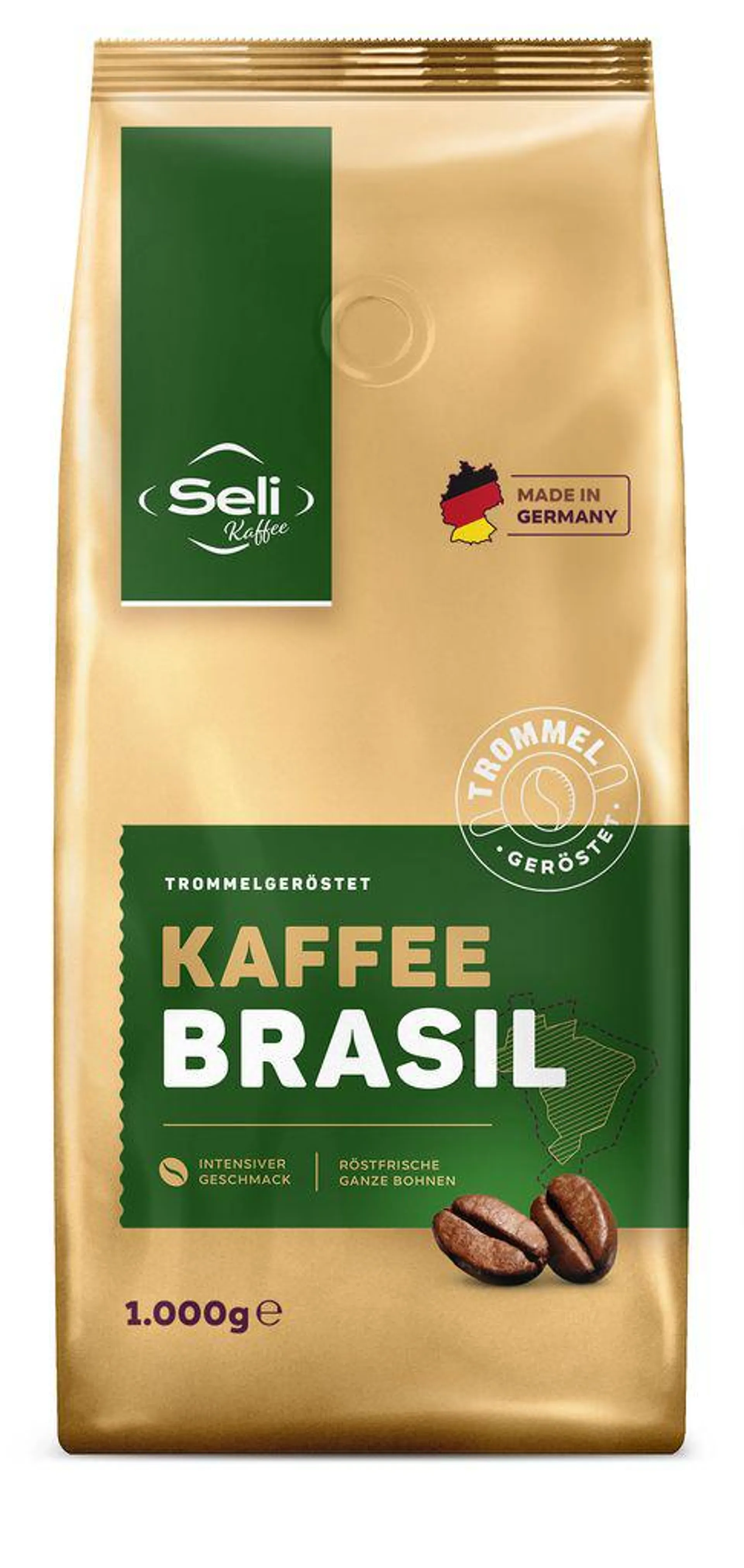 Seli Kaffee Brasil 1 kg, zrnková káva