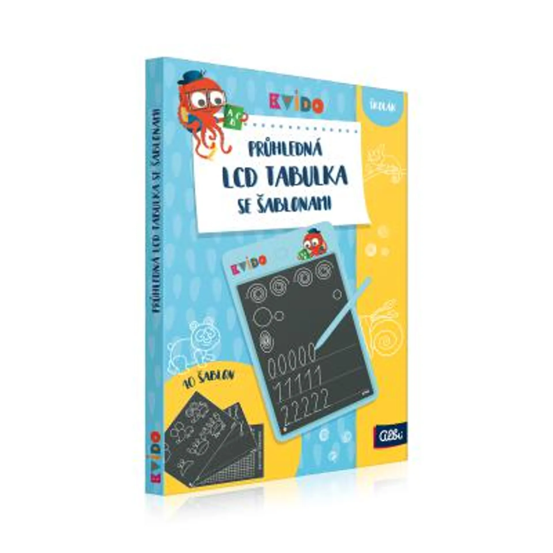 Průhledná LCD tabulka se šablonami - Kvído