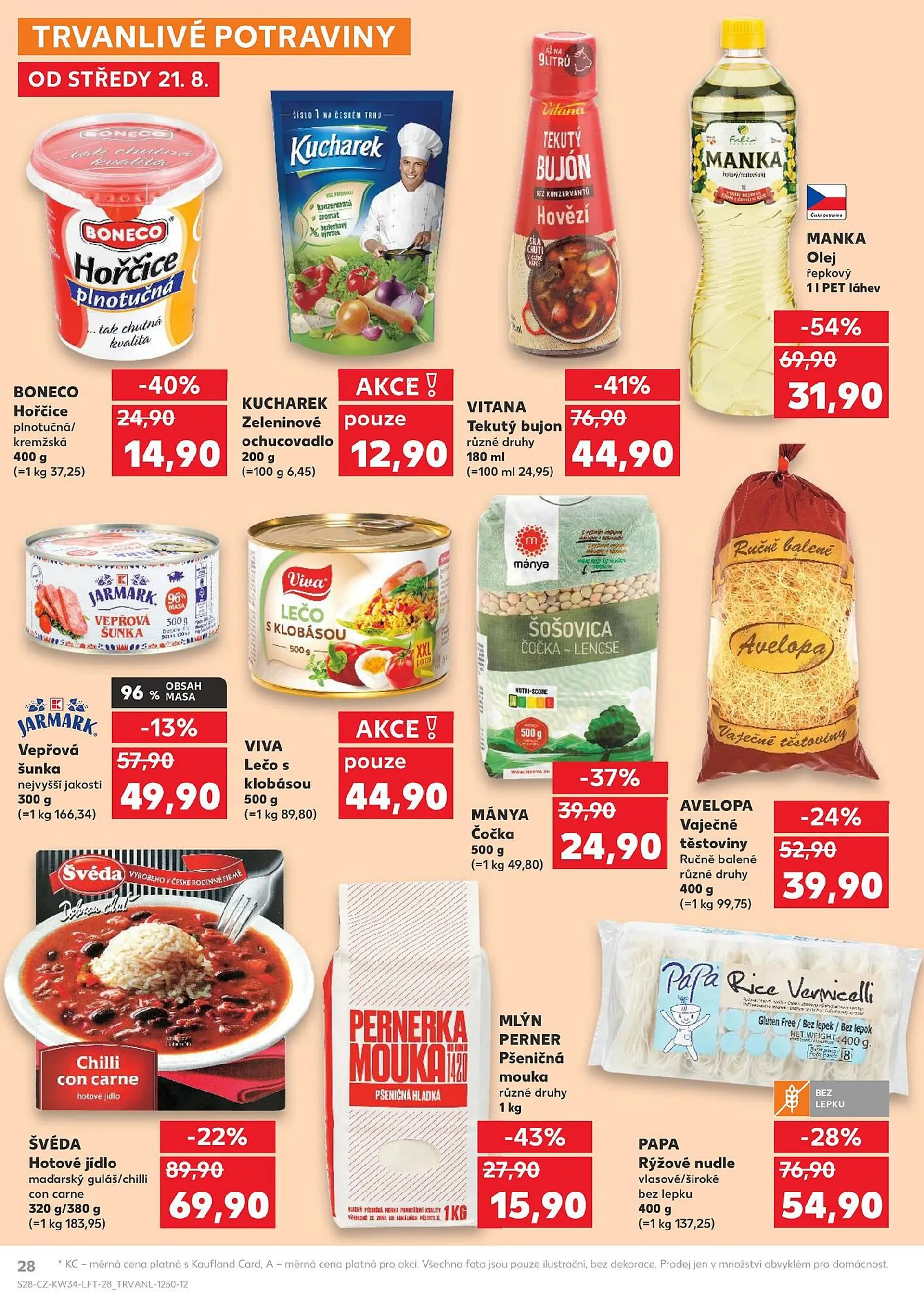 Kaufland leták - 21. srpna 27. srpna 2024 - Page 28