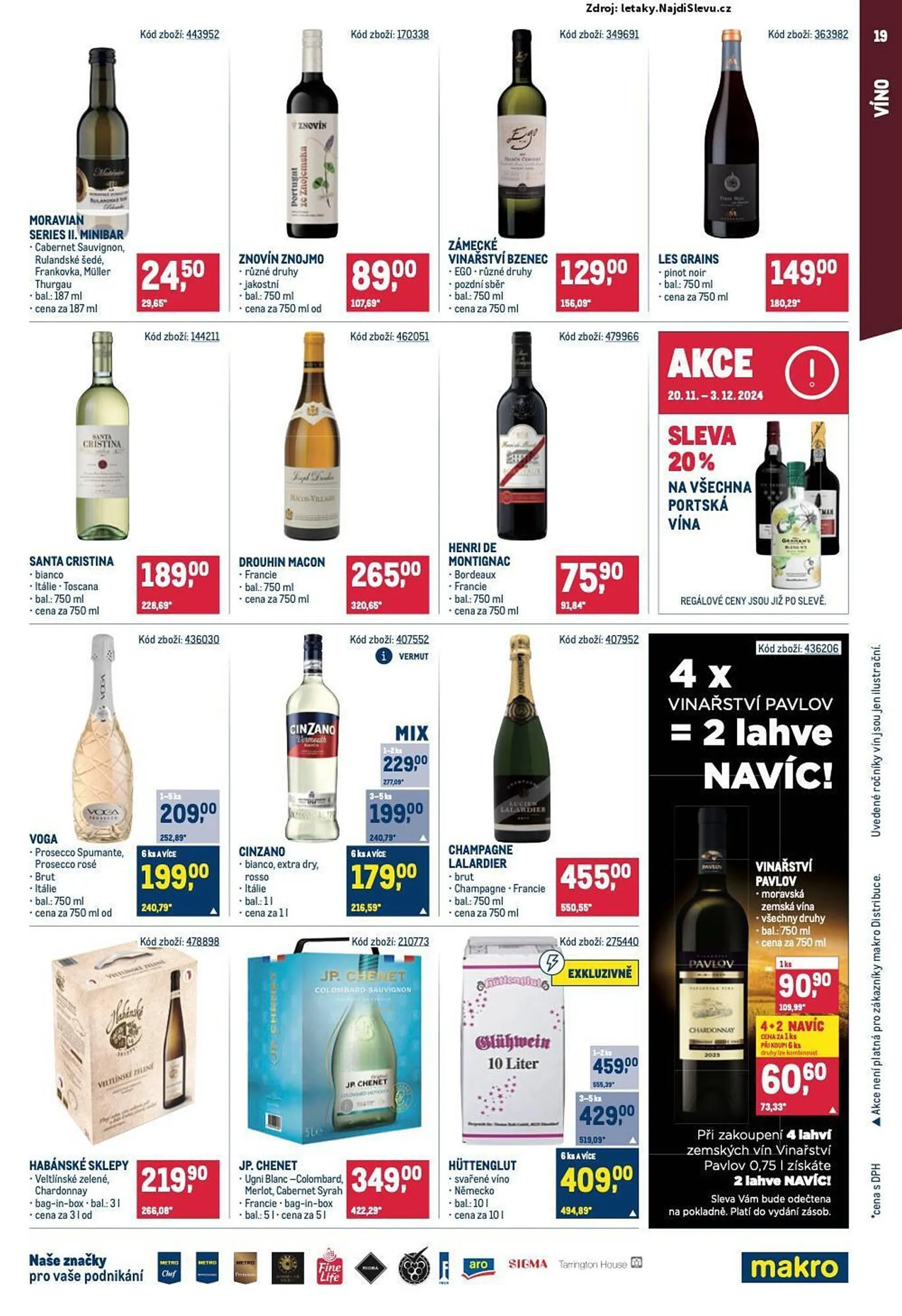 Makro leták - 20. listopadu 3. prosince 2024 - Page 19