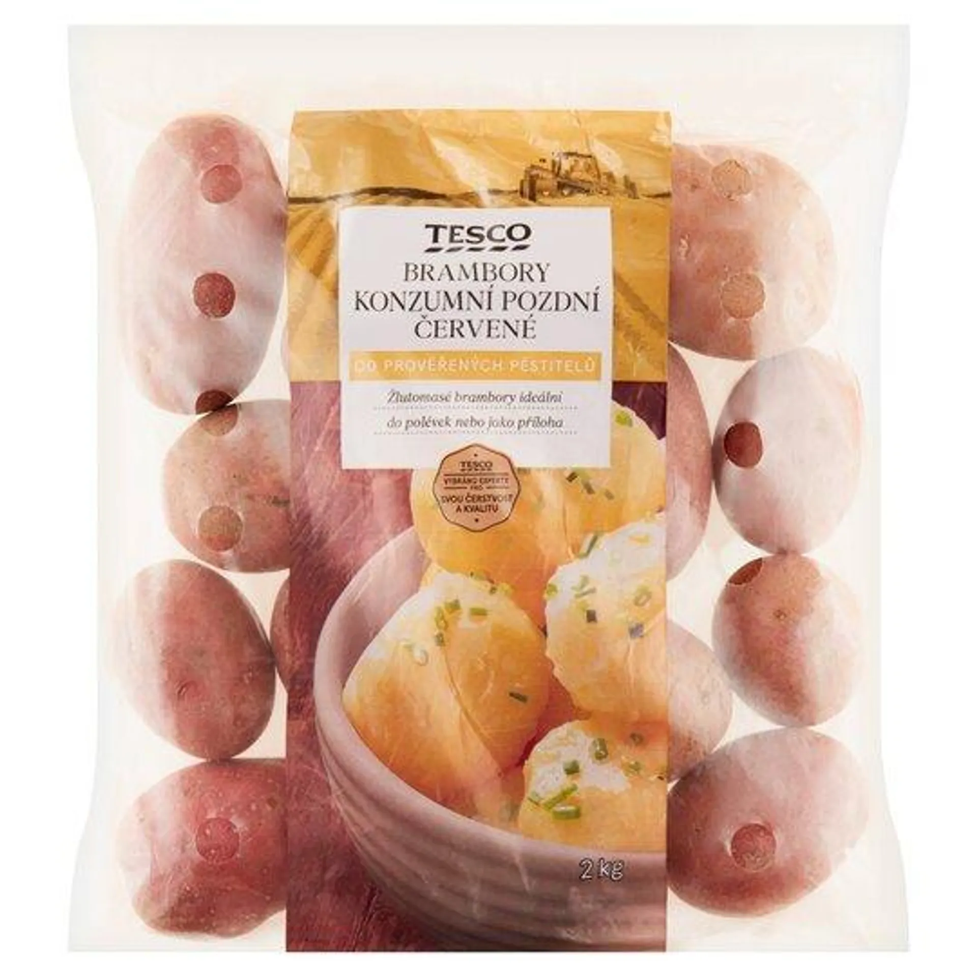 Tesco Brambory konzumní pozdní červené 2kg