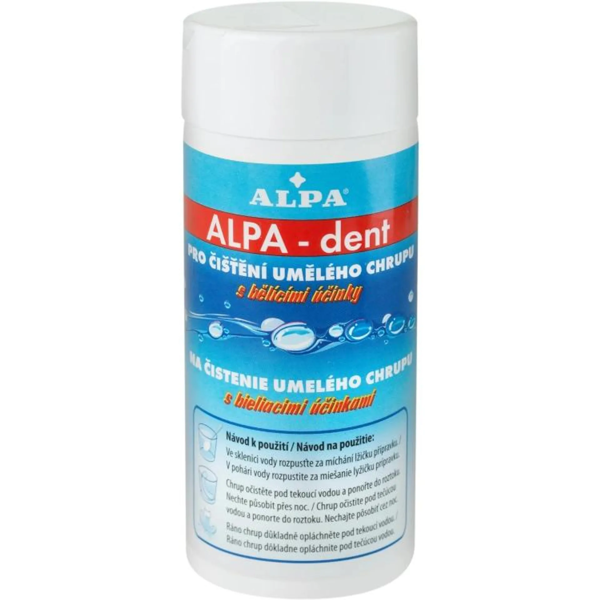 Alpa dent pro čištění umělého chrupu, 150 g