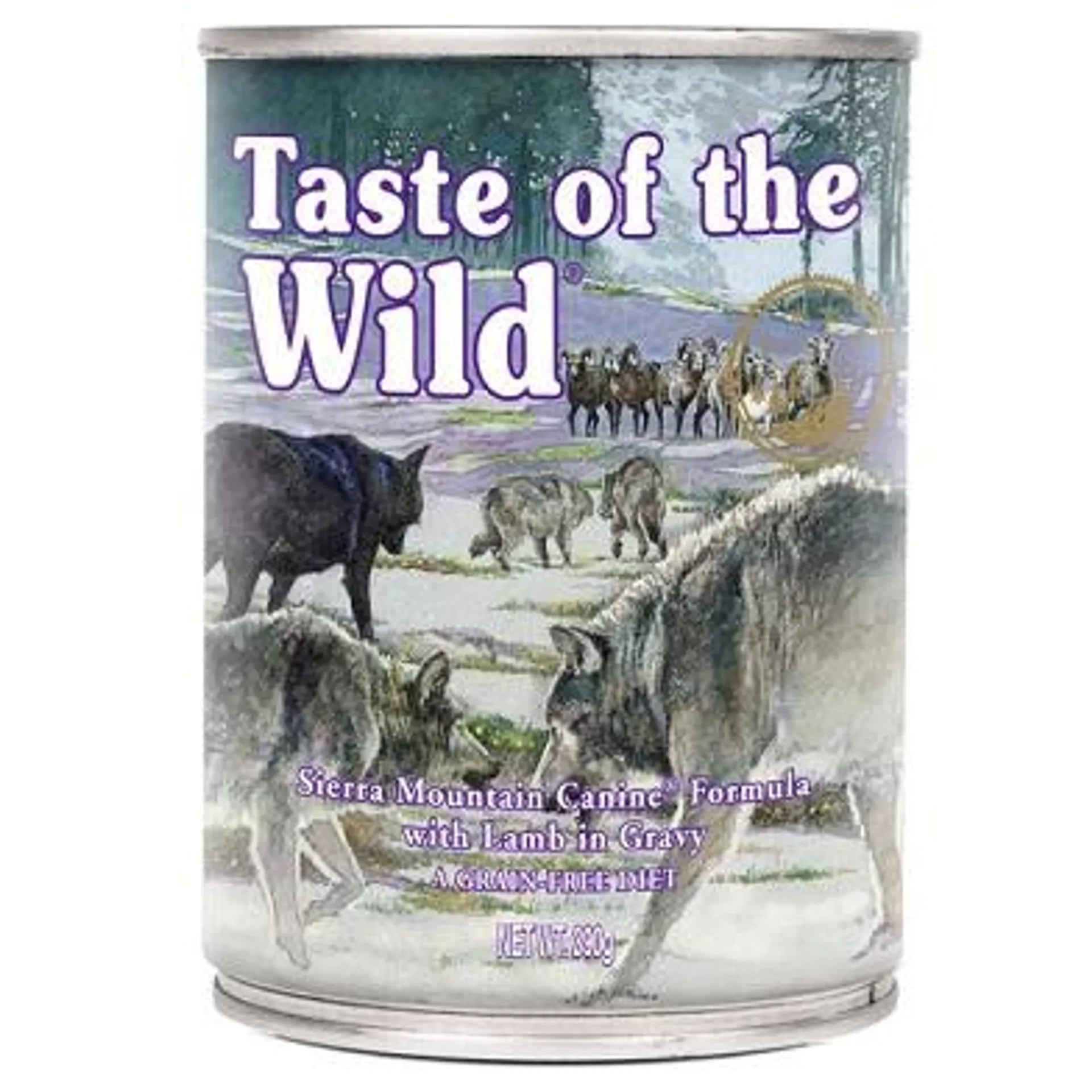 Konzerva Taste of the Wild Sierra Mountain Canine 390g