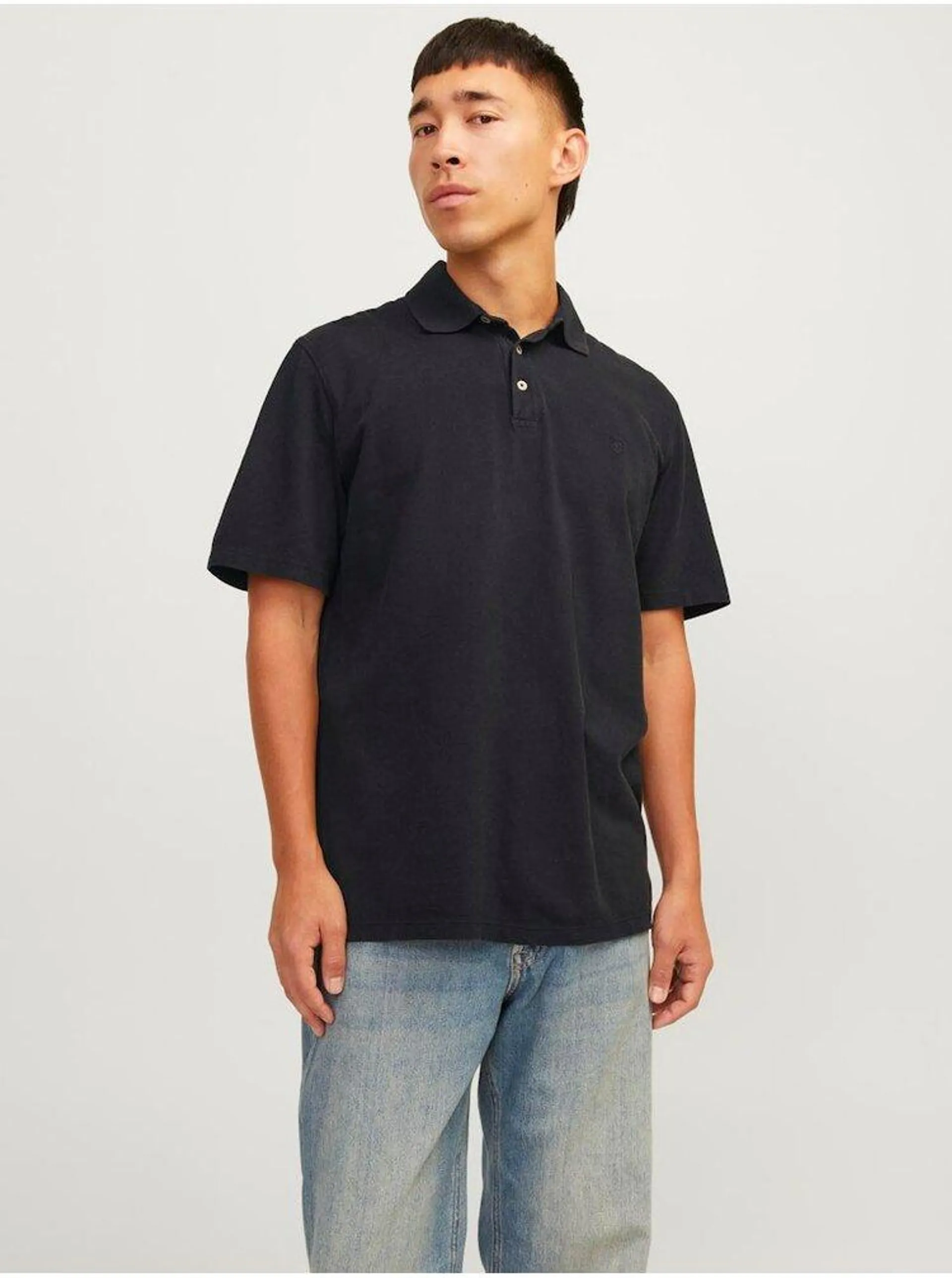 Černé pánské polo tričko Jack & Jones William