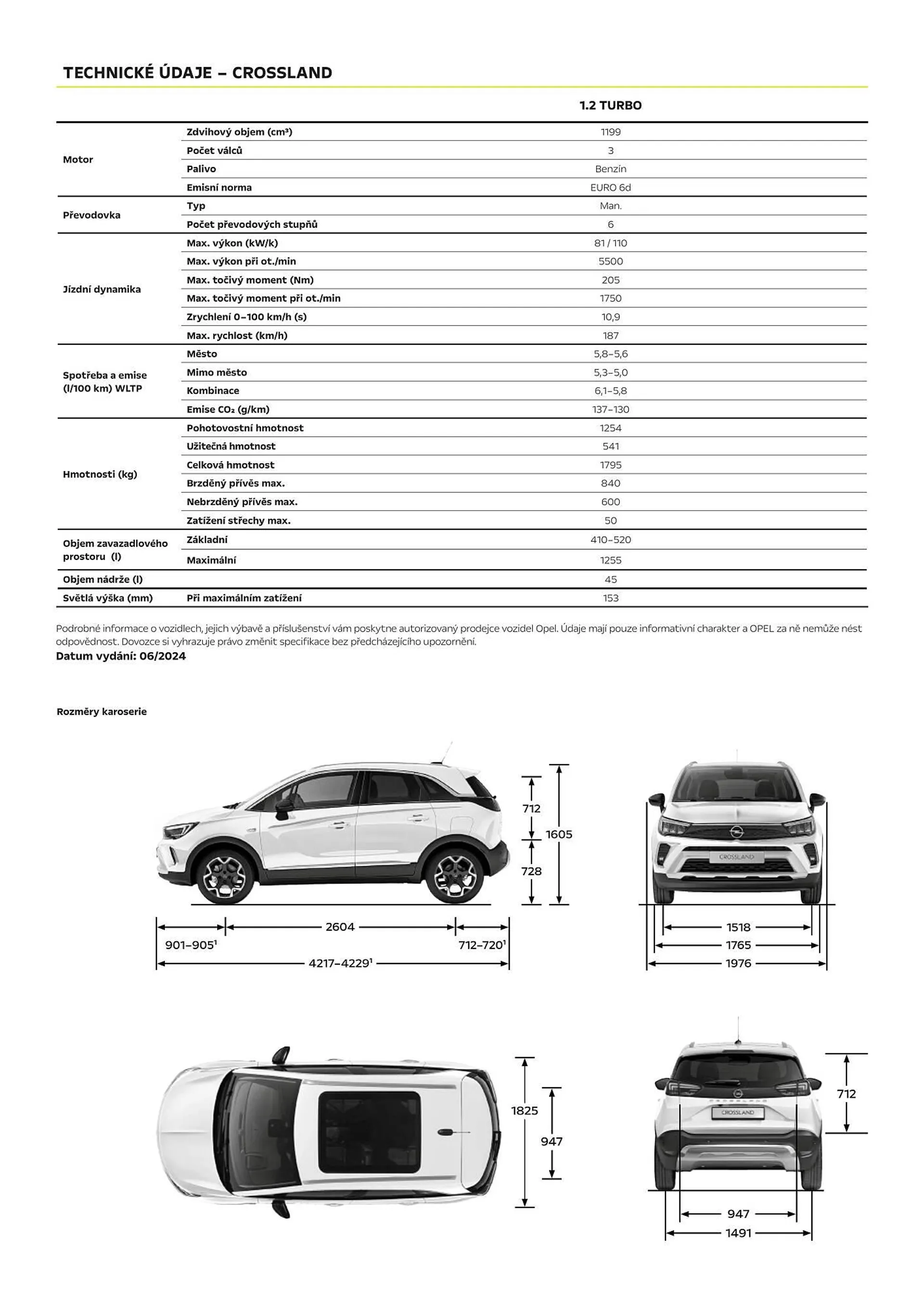 Opel Crossland leták - 9. července 31. prosince 2024 - Page 3