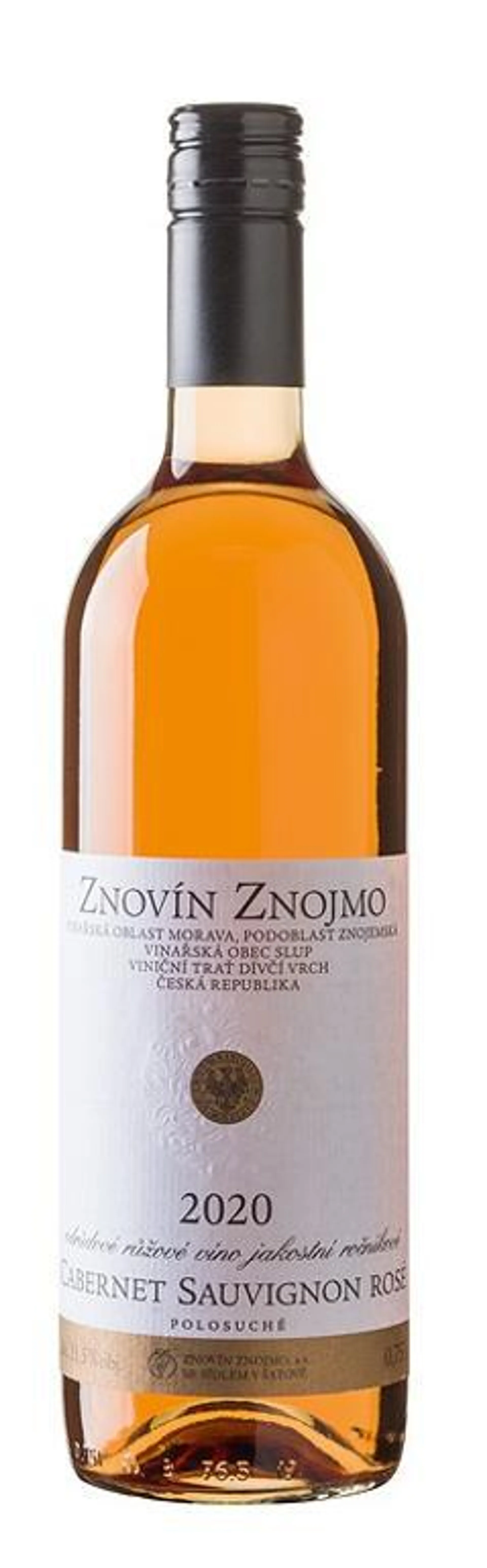 ZNOVÍN Cabernet Sauvignon Rosé Jakostní 2020