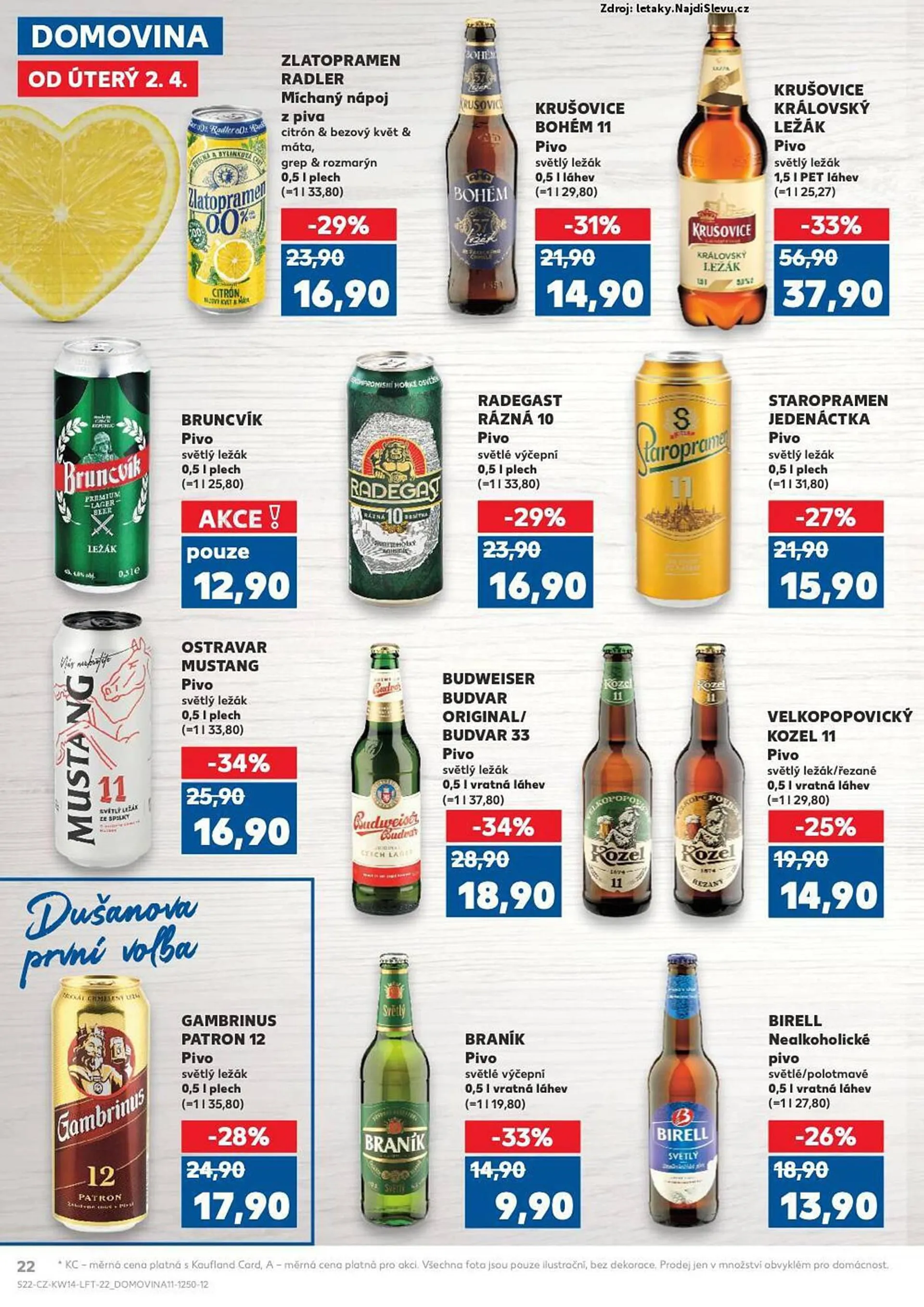 Kaufland leták - 2. dubna 9. dubna 2024 - Page 22