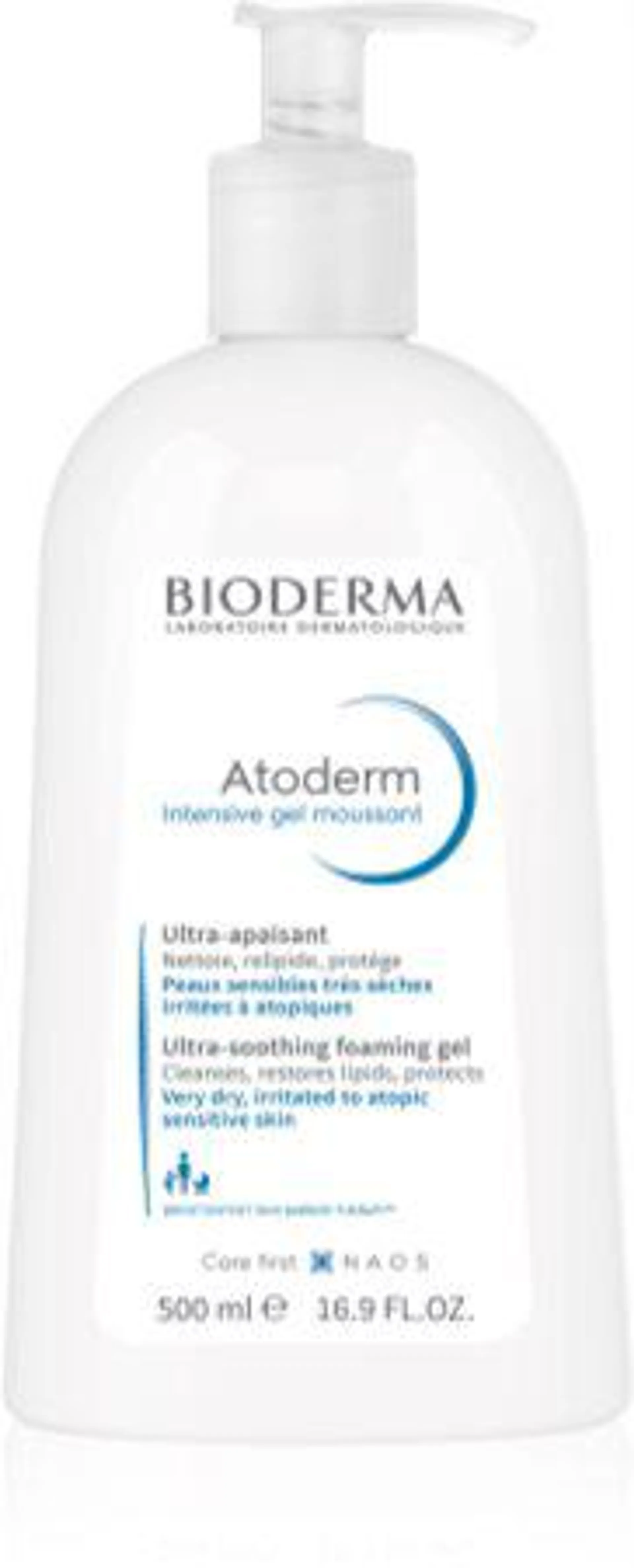 Bioderma Atoderm Intensive Gel Moussant nourishing foaming gel for very dry sensitive and atopic skin