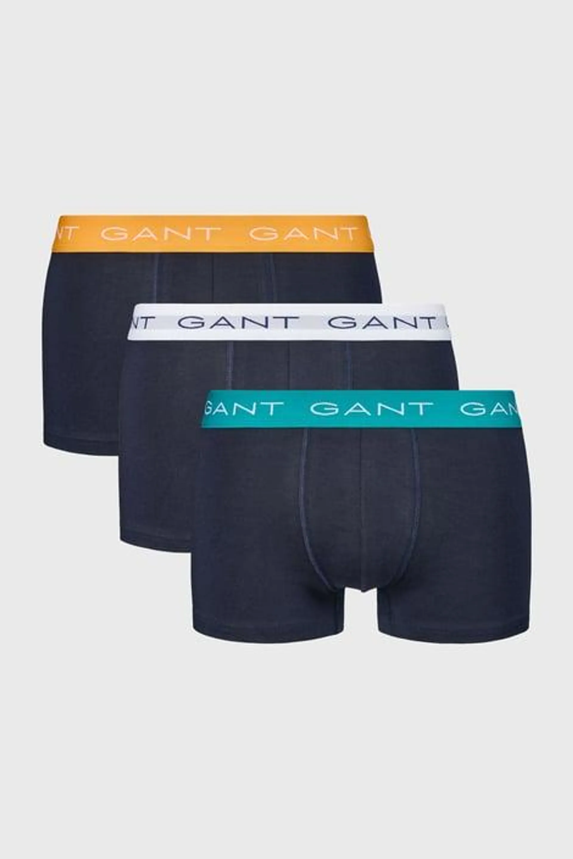 3PACK Boxerky GANT Medal - tmavěmodrá