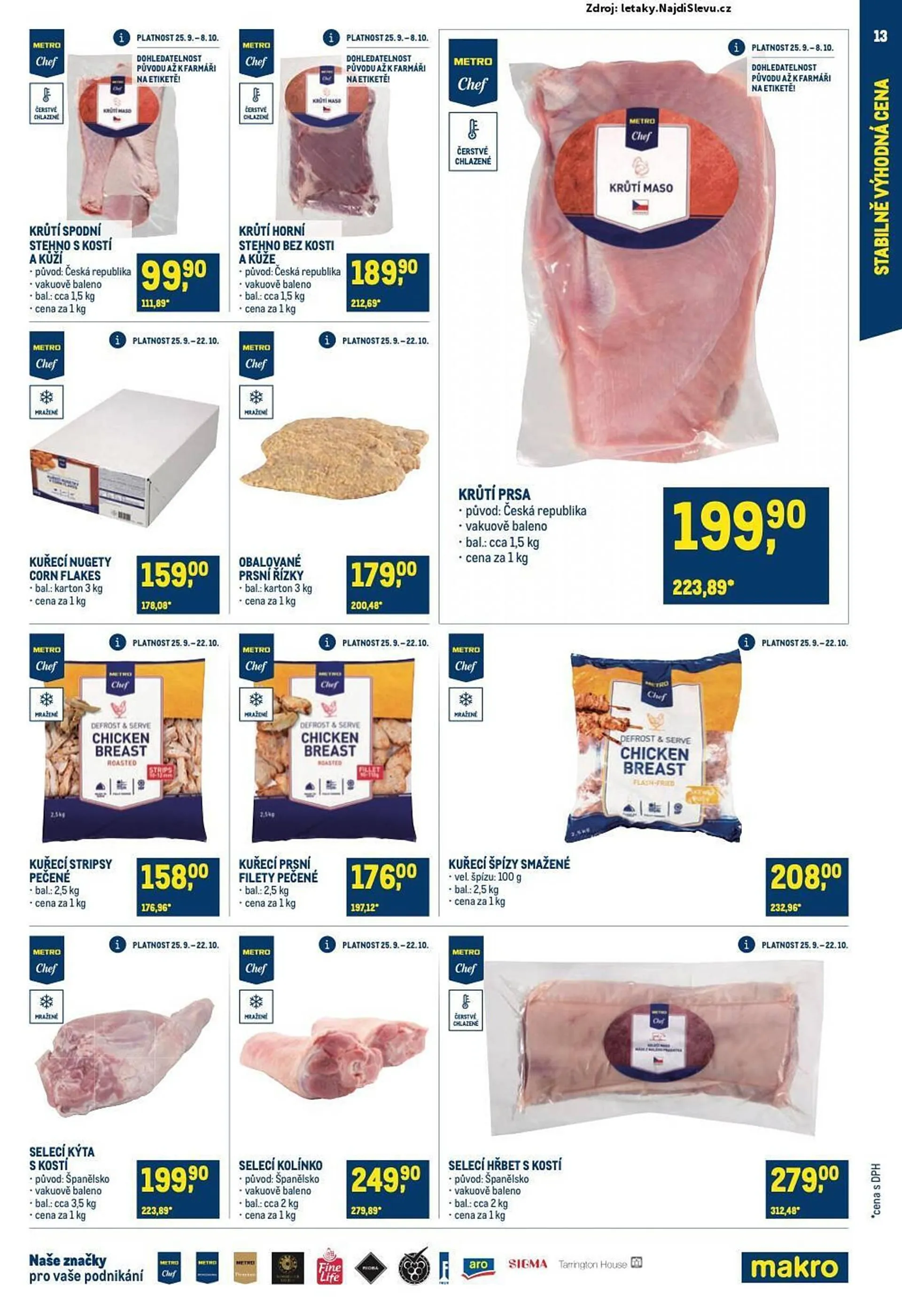 Makro leták - 25. září 19. listopadu 2024 - Page 13