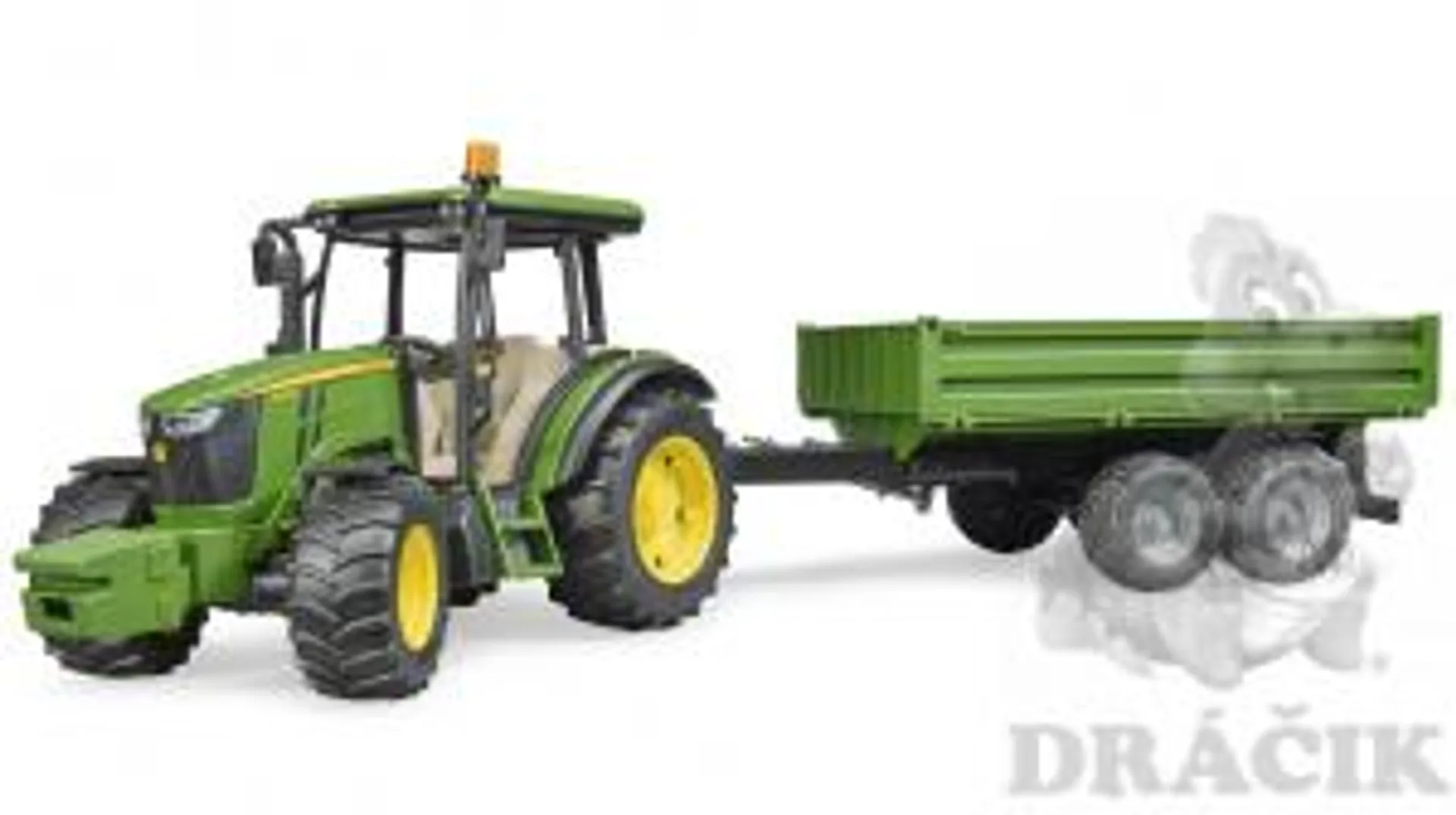 Bruder - Traktor John Deere s vlečkou