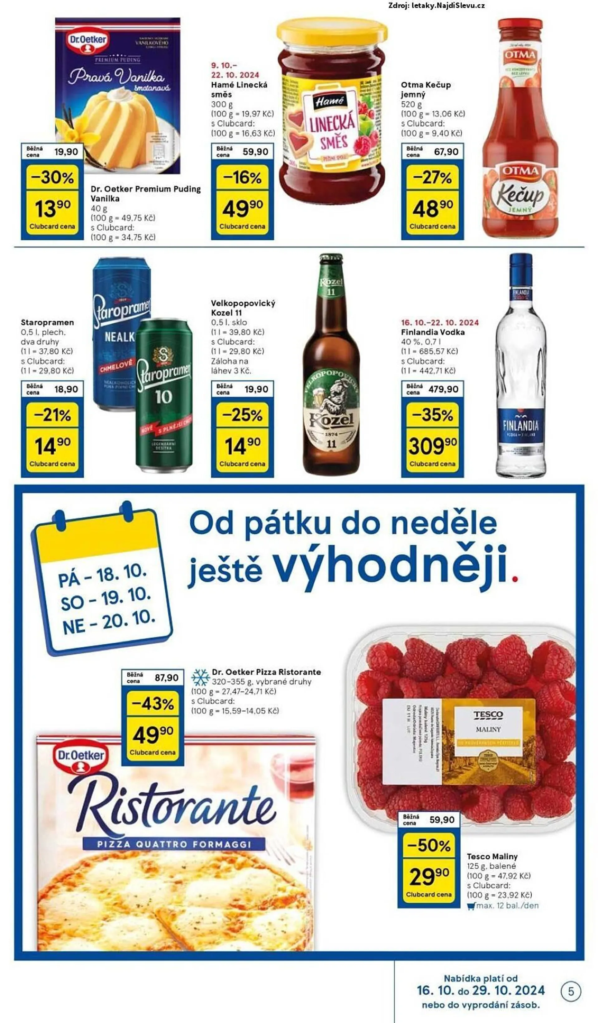 Tesco leták - 16. října 22. října 2024 - Page 5