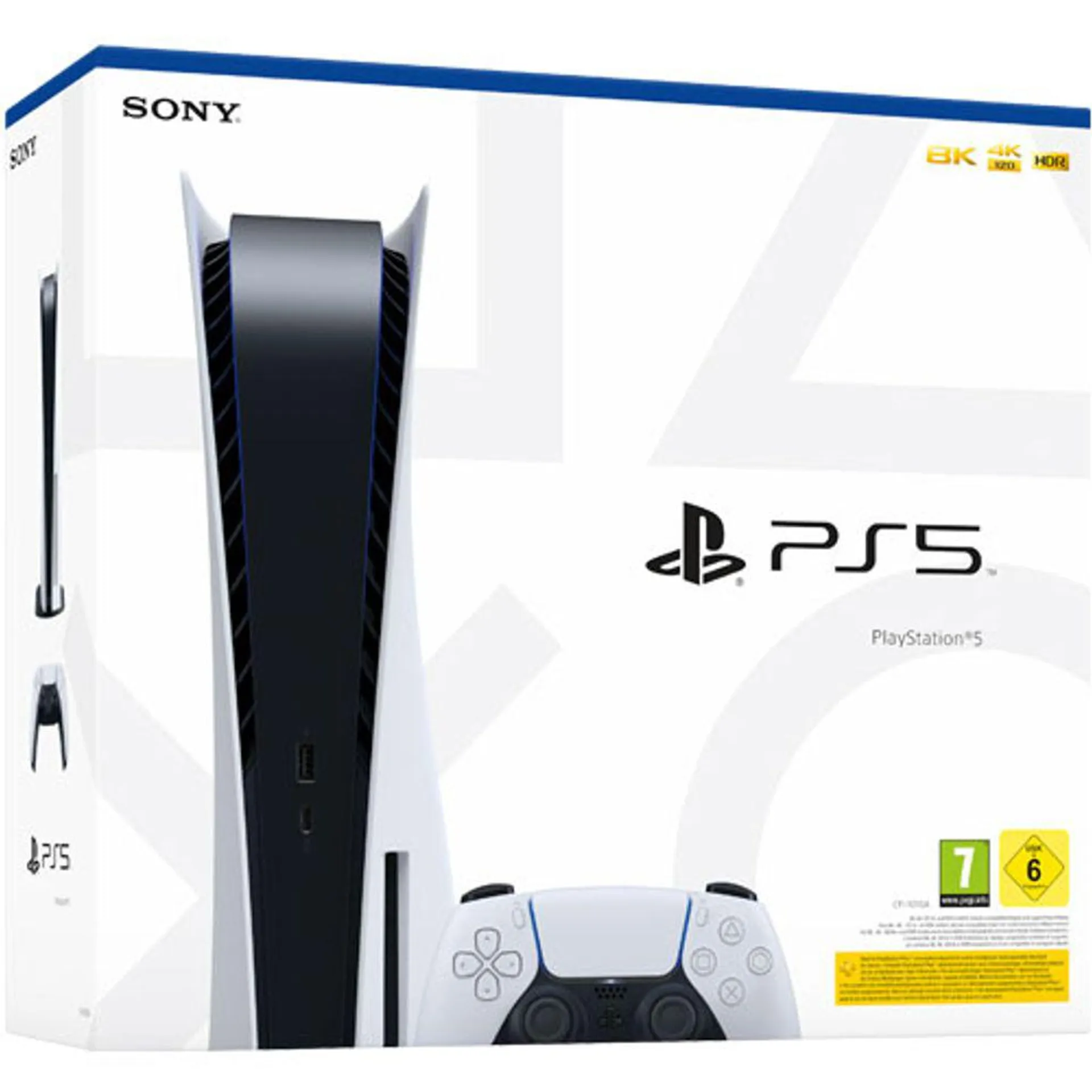 Sony Playstation 5 Standard Edition white