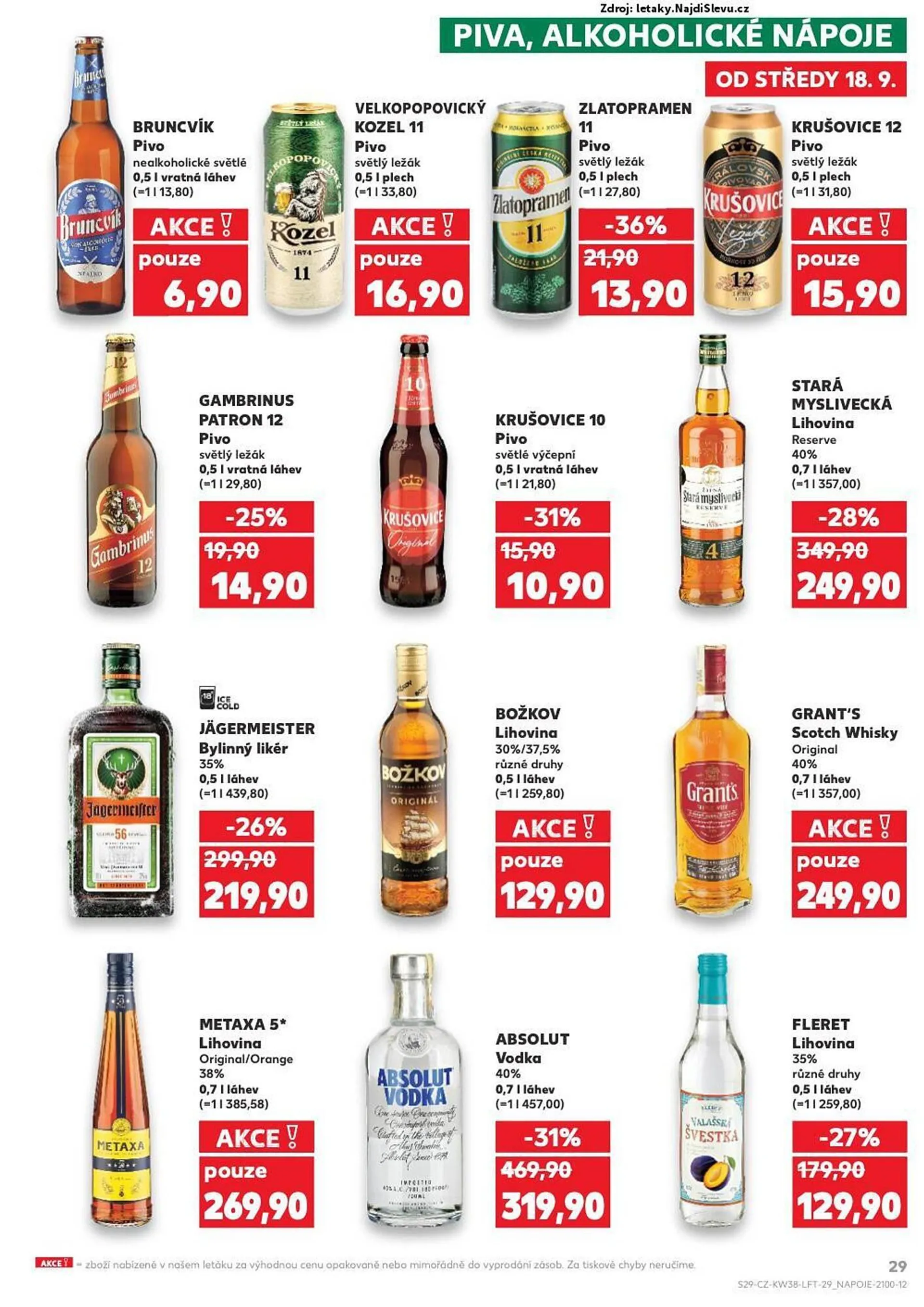 Kaufland leták - 18. září 24. září 2024 - Page 29