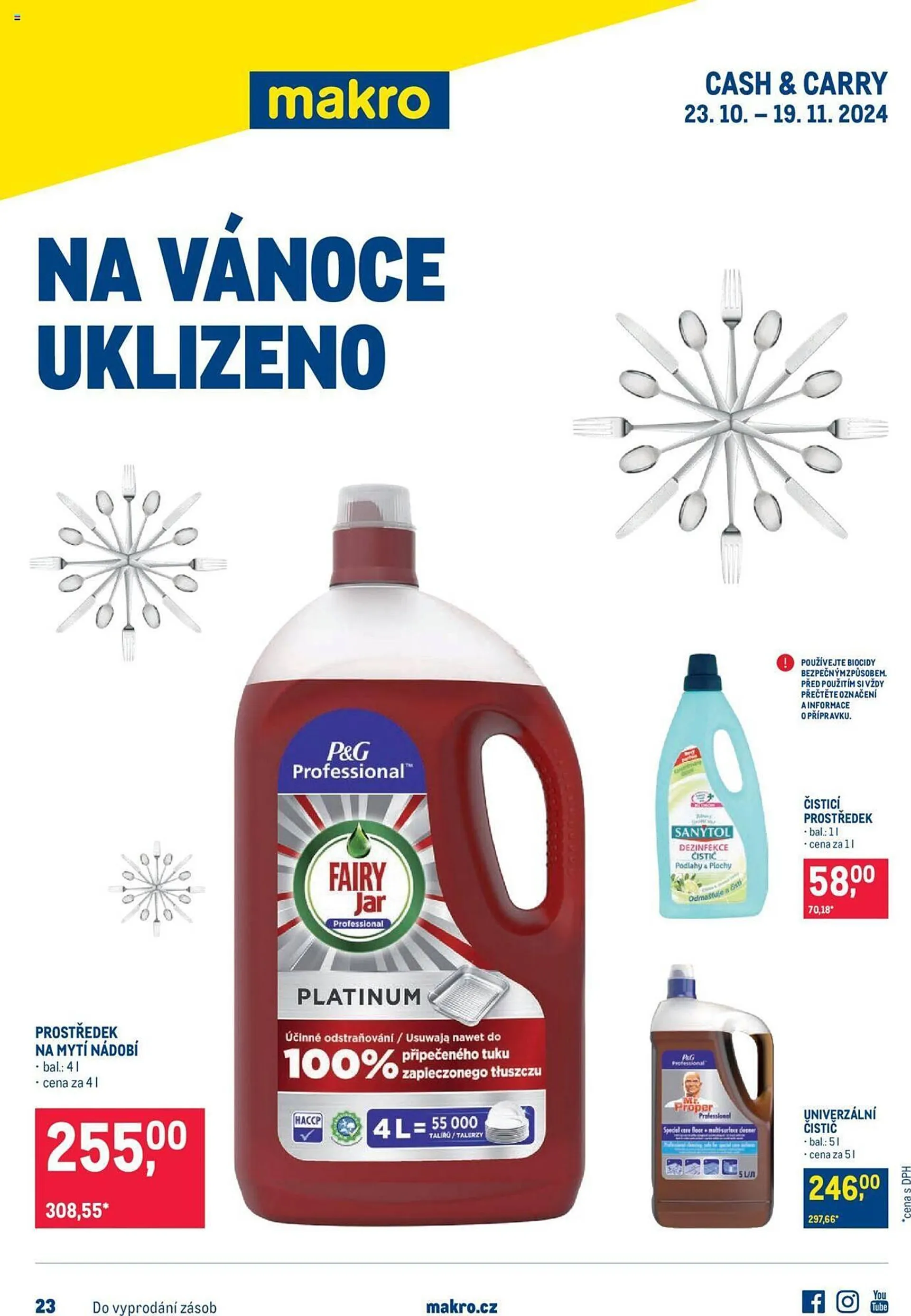 Makro leták - 23. října 19. listopadu 2024 - Page 1